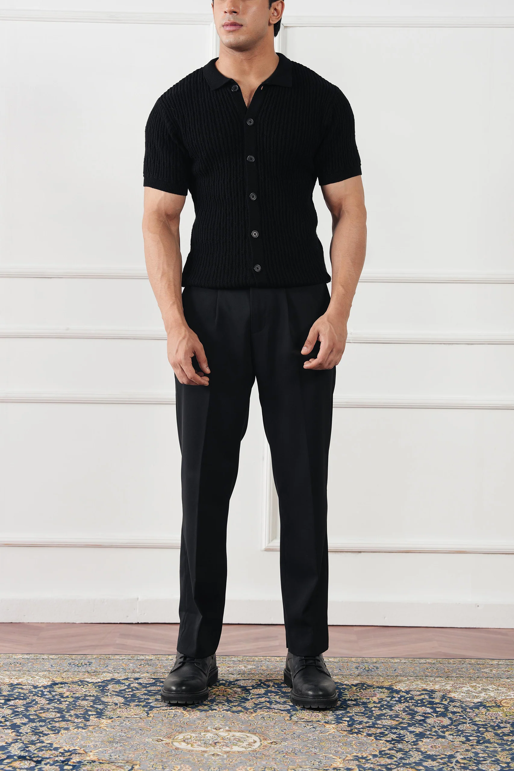 Cable Knit Shirt (MKB-01) - Image 10