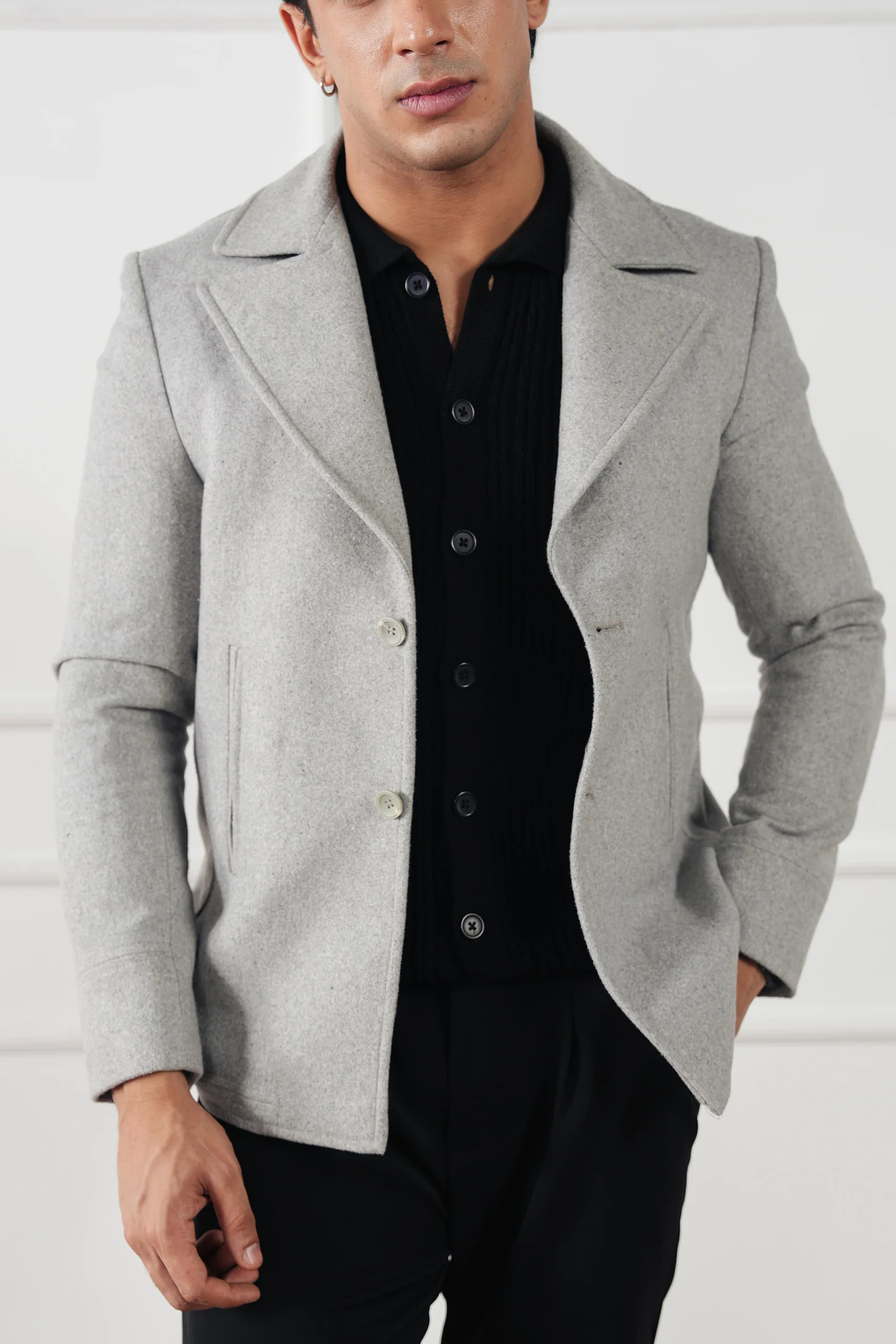 Cable Knit Shirt (MKB-01) - Image 4