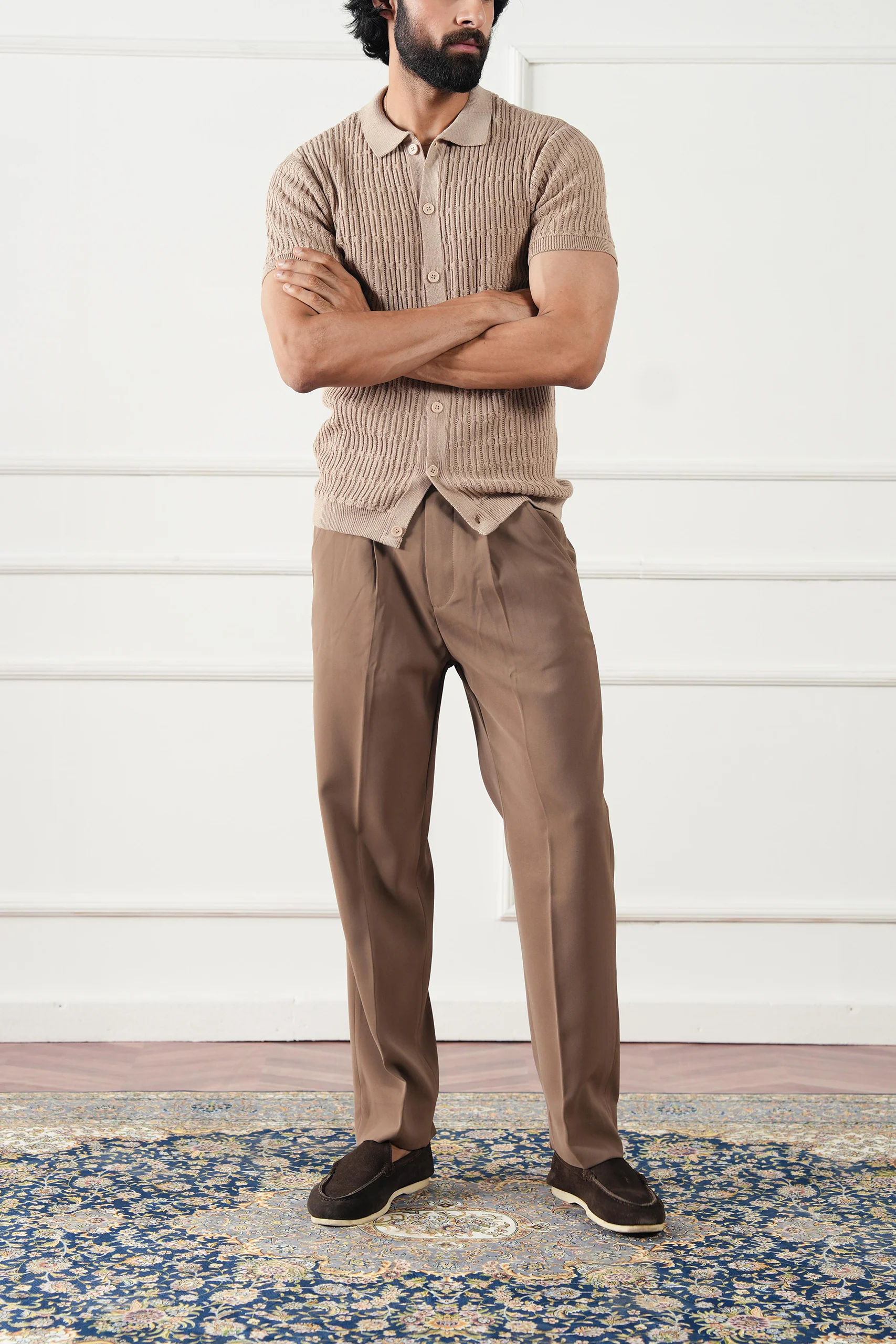 Cable Knit Shirt (MKB-02) - Image 6