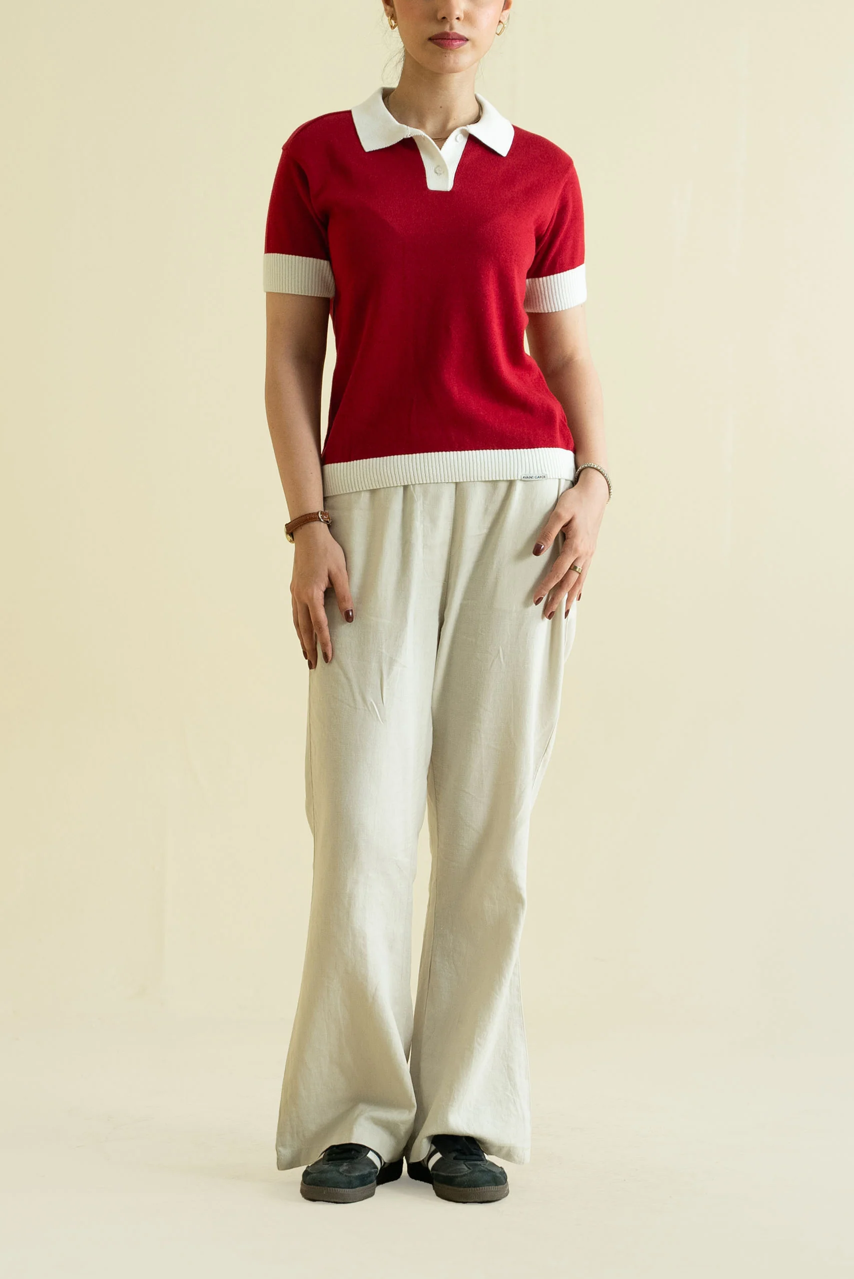 Fine Knit Polo Shirt (WKP-01) - Image 3