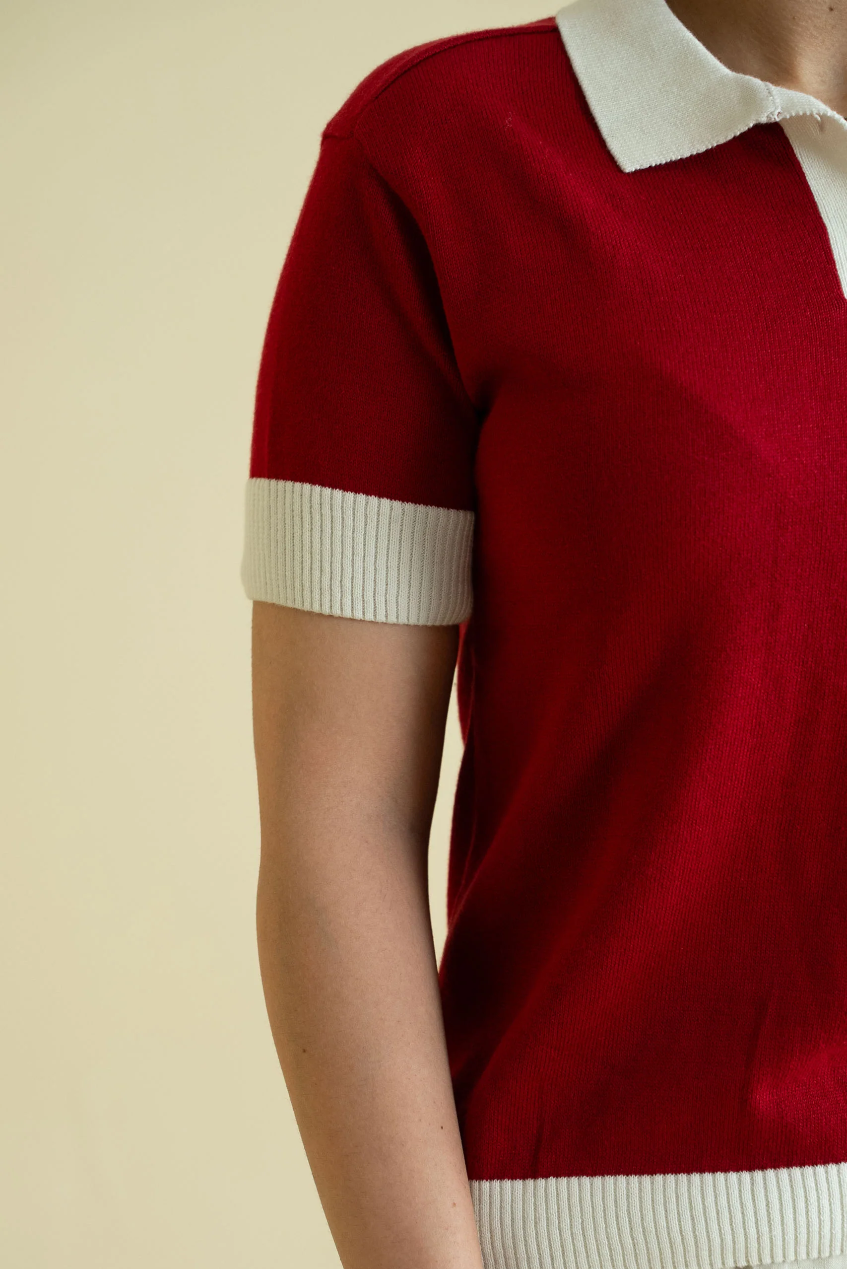 Fine Knit Polo Shirt (WKP-01) - Image 5