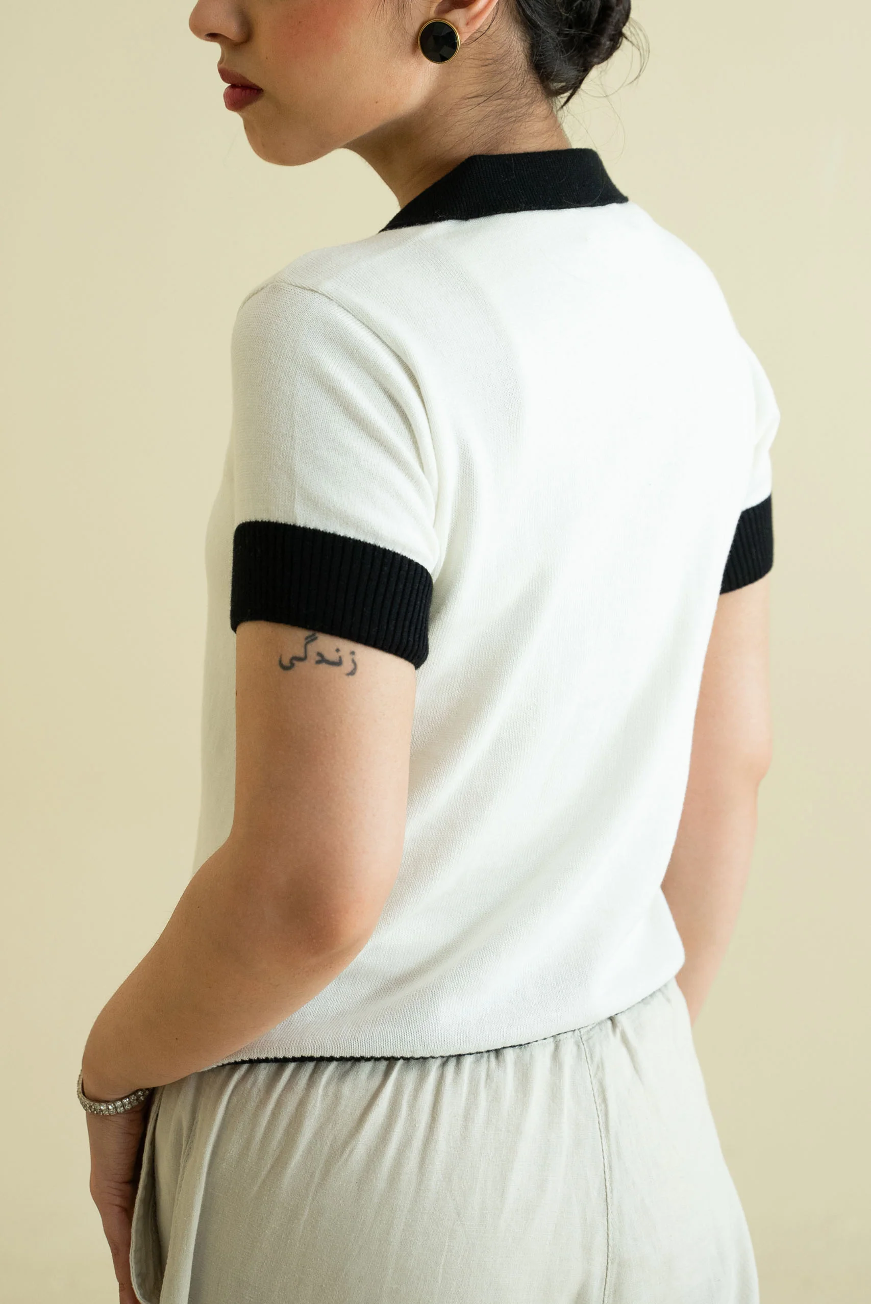 Fine Knit Polo Shirt (WKP-02) - Image 3