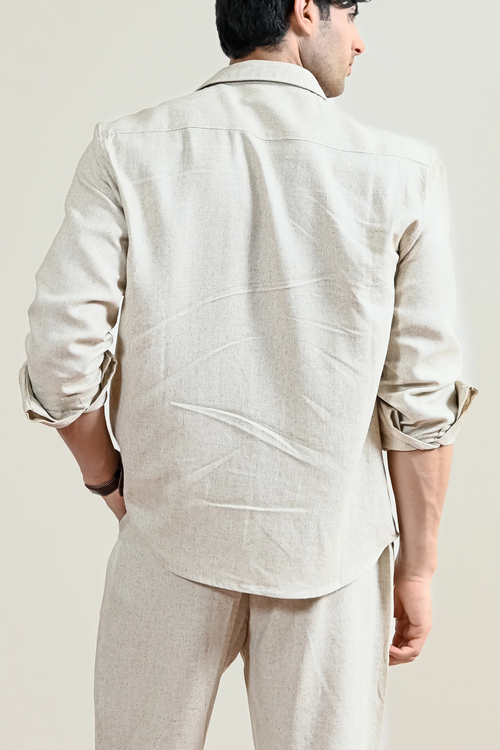 Heritage Double Pocket Linen Shirt (MCS-17) - Image 4