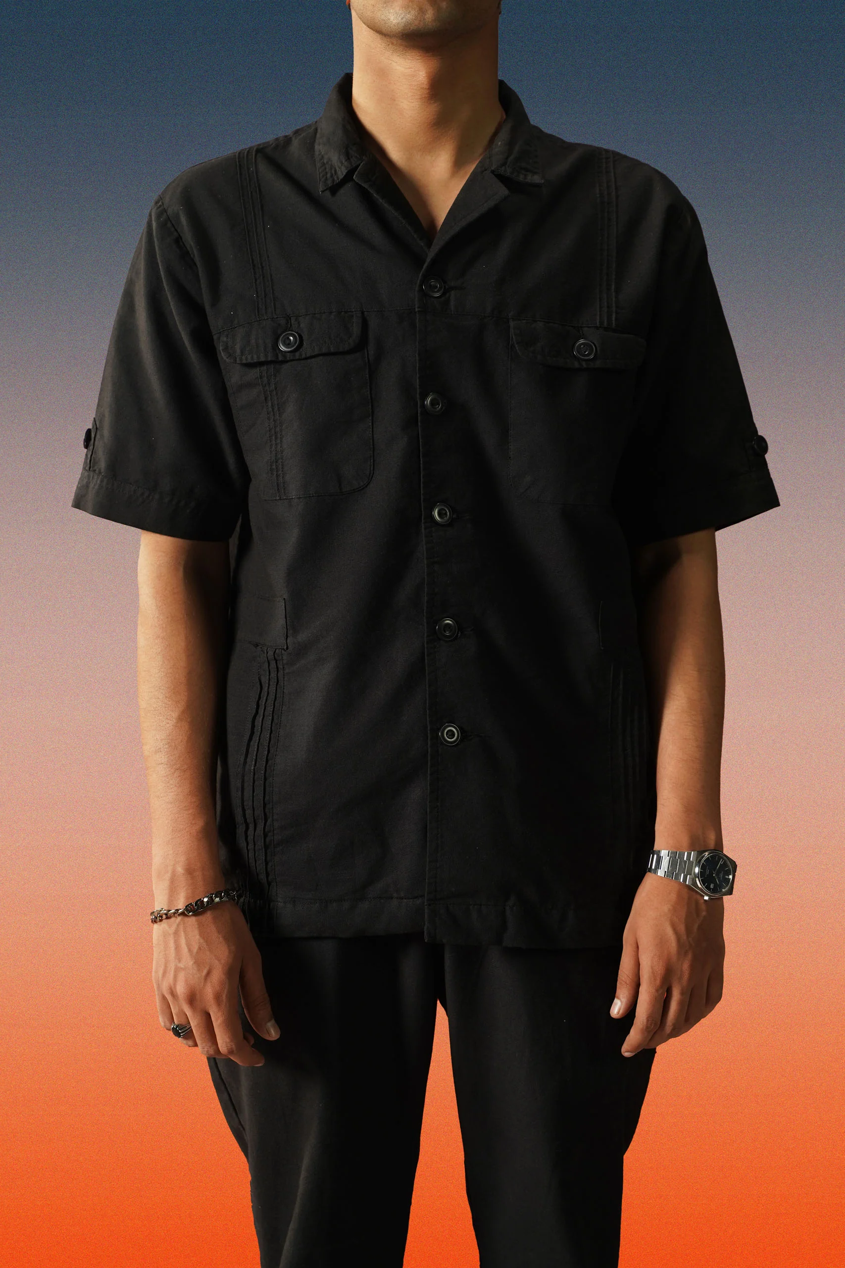 Linen Safari Suit - Image 9