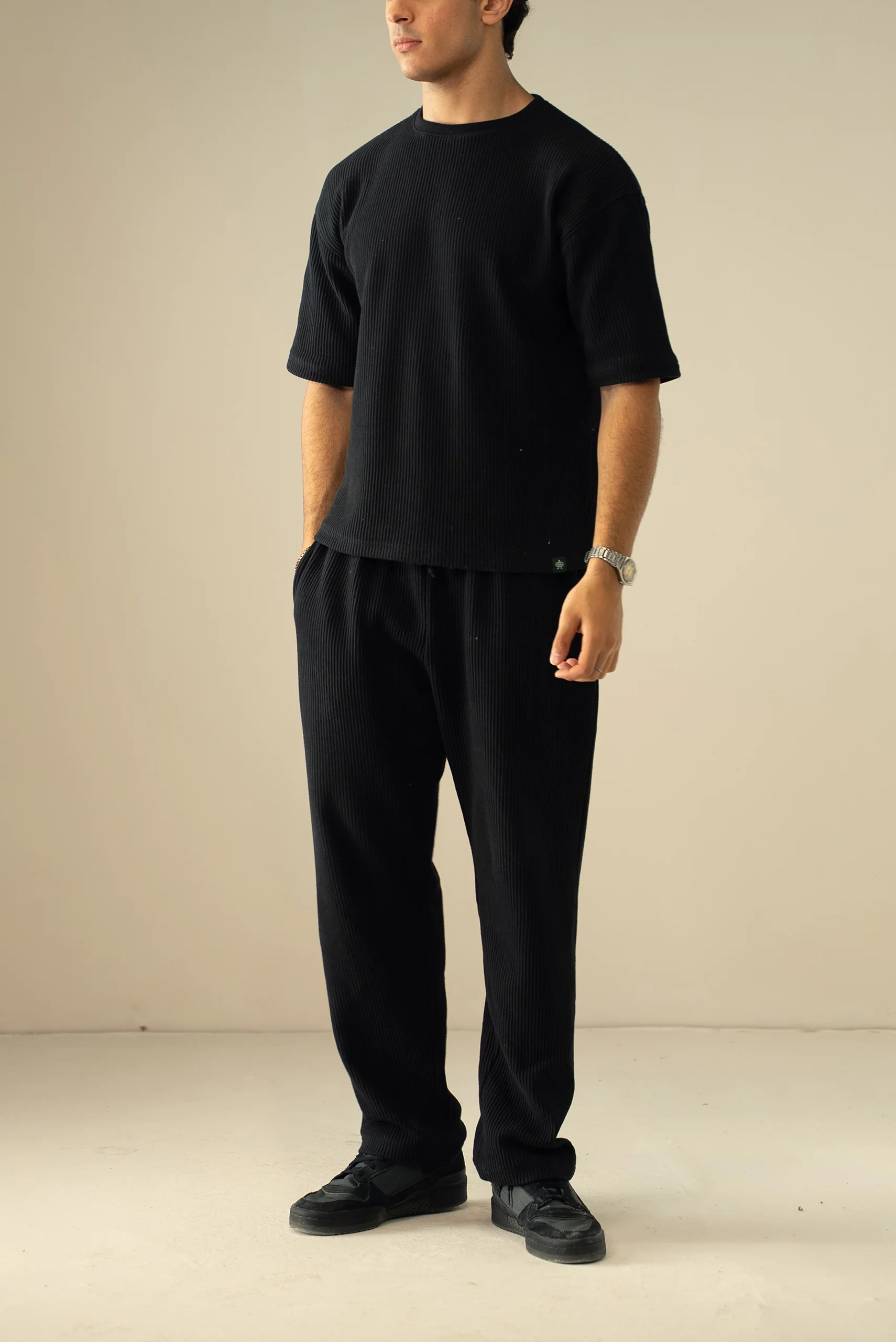 Ottoman Knit Textured T-Shirt (OST-01) - Image 10