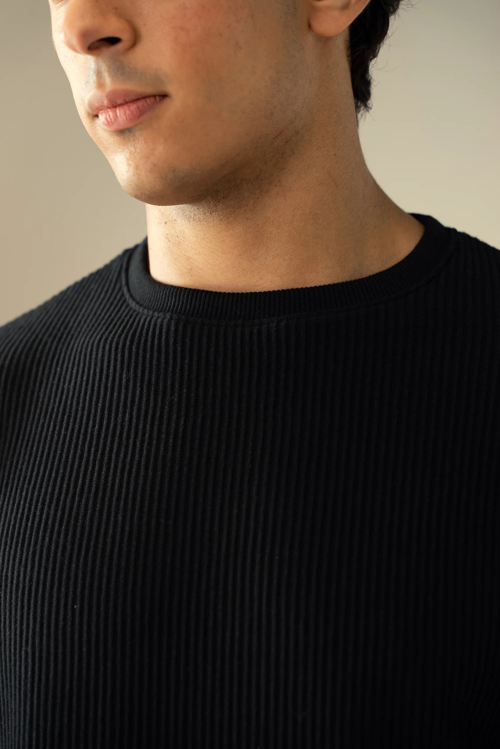 Ottoman Knit Textured T-Shirt (OST-01) - Image 4