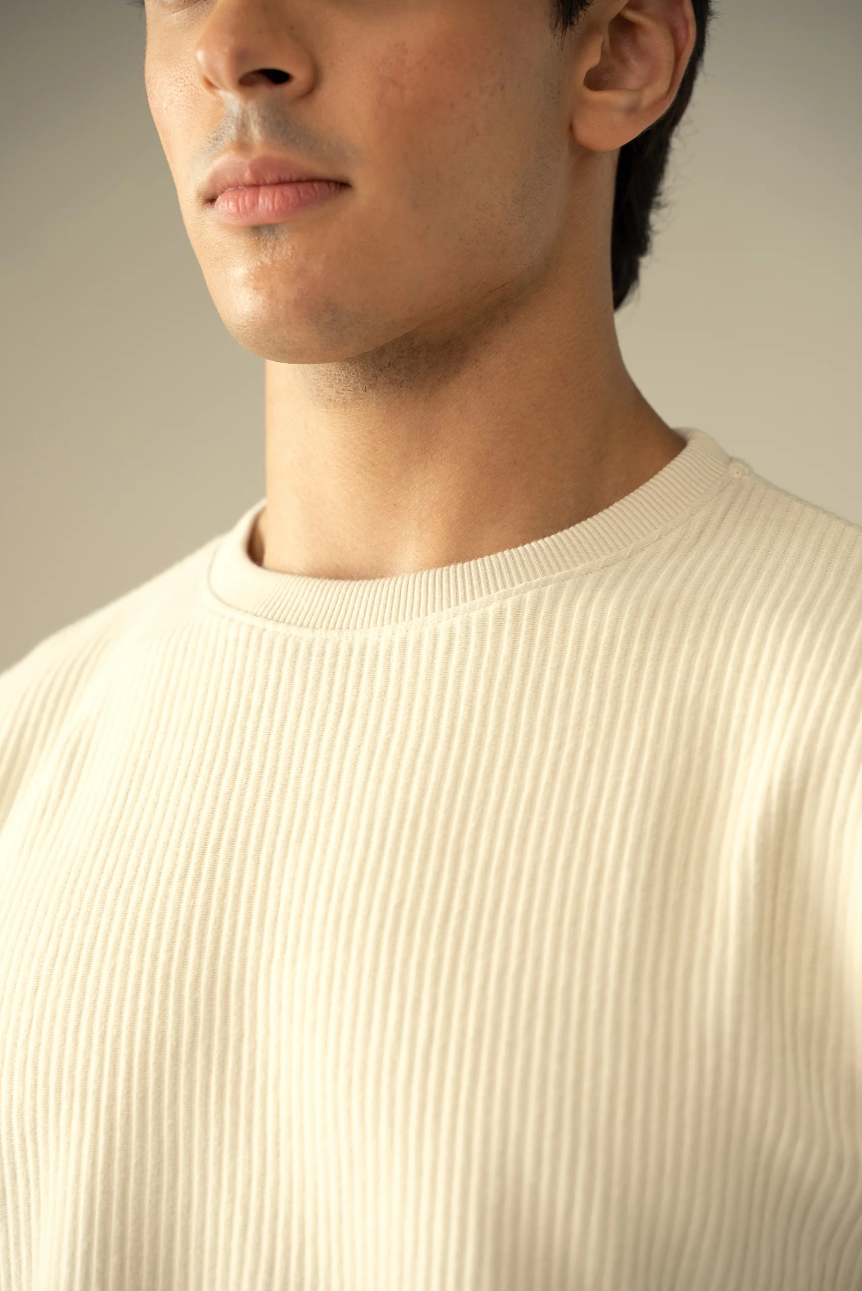 Ottoman Knit Textured T-Shirt (OST-02) - Image 3