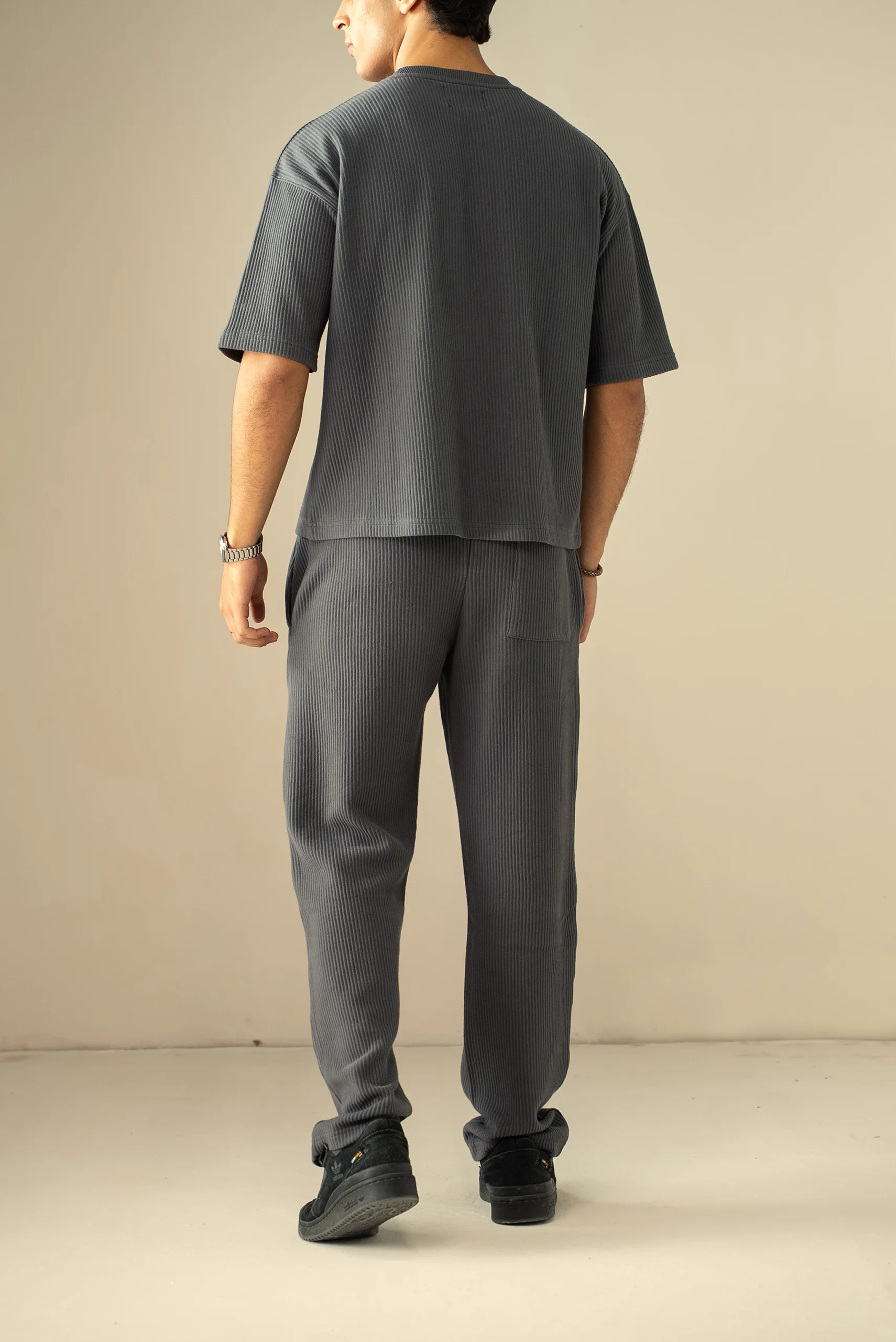 Ottoman Knit Textured T-Shirt (OST-03) - Image 6