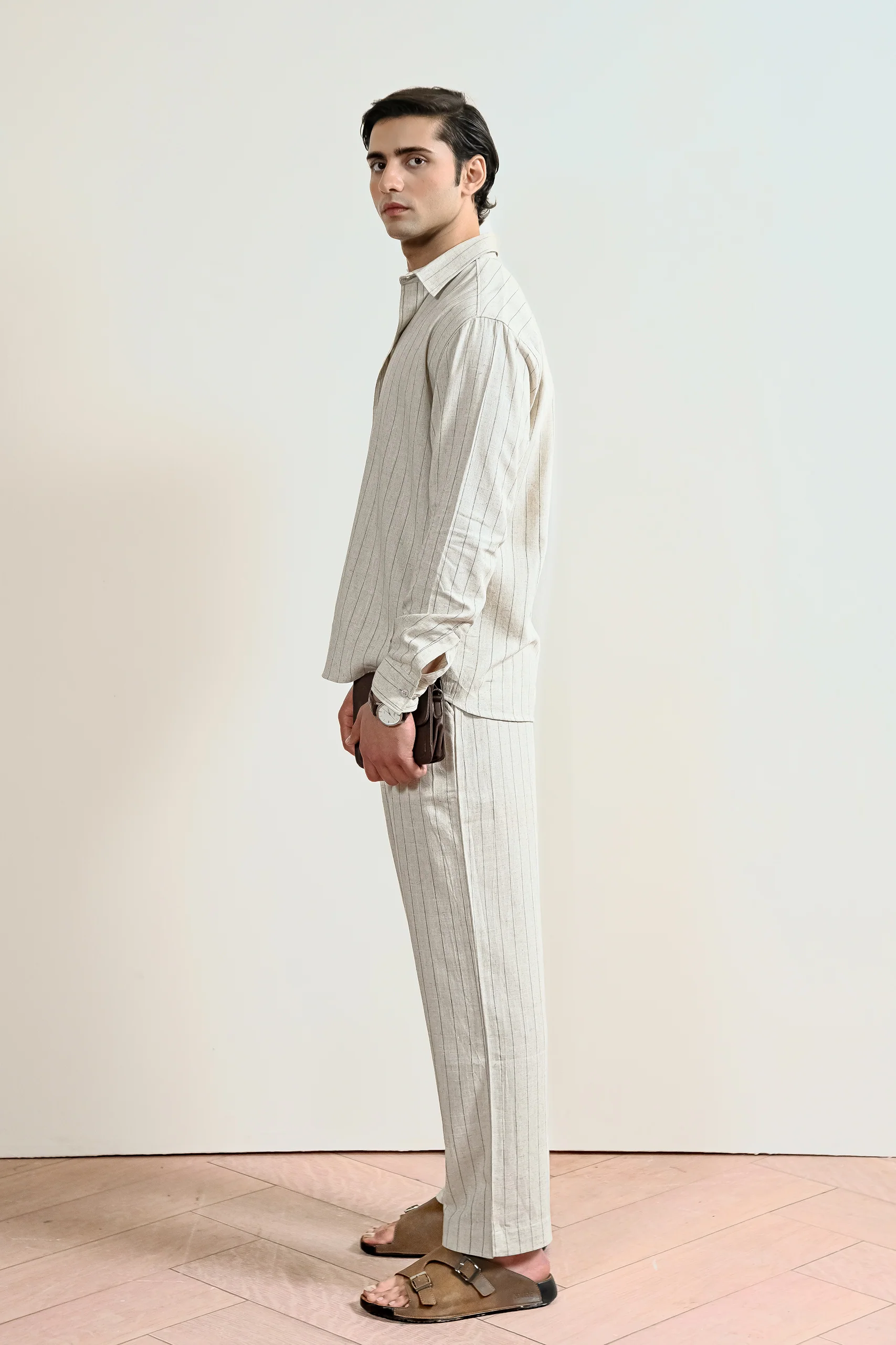 Pinstripe Linen Pant (MLP-05) - Image 3
