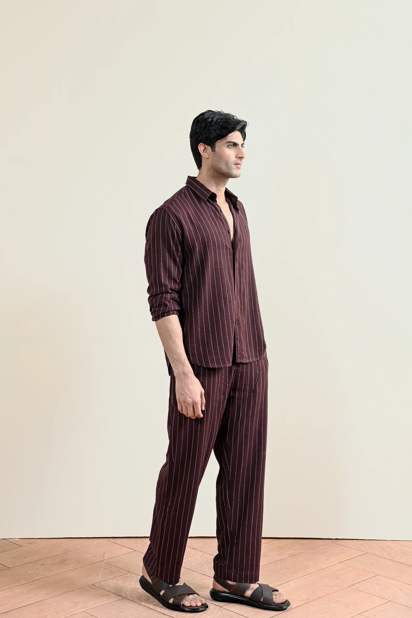 Pinstripe Linen Pant (MLP-06) - Image 3