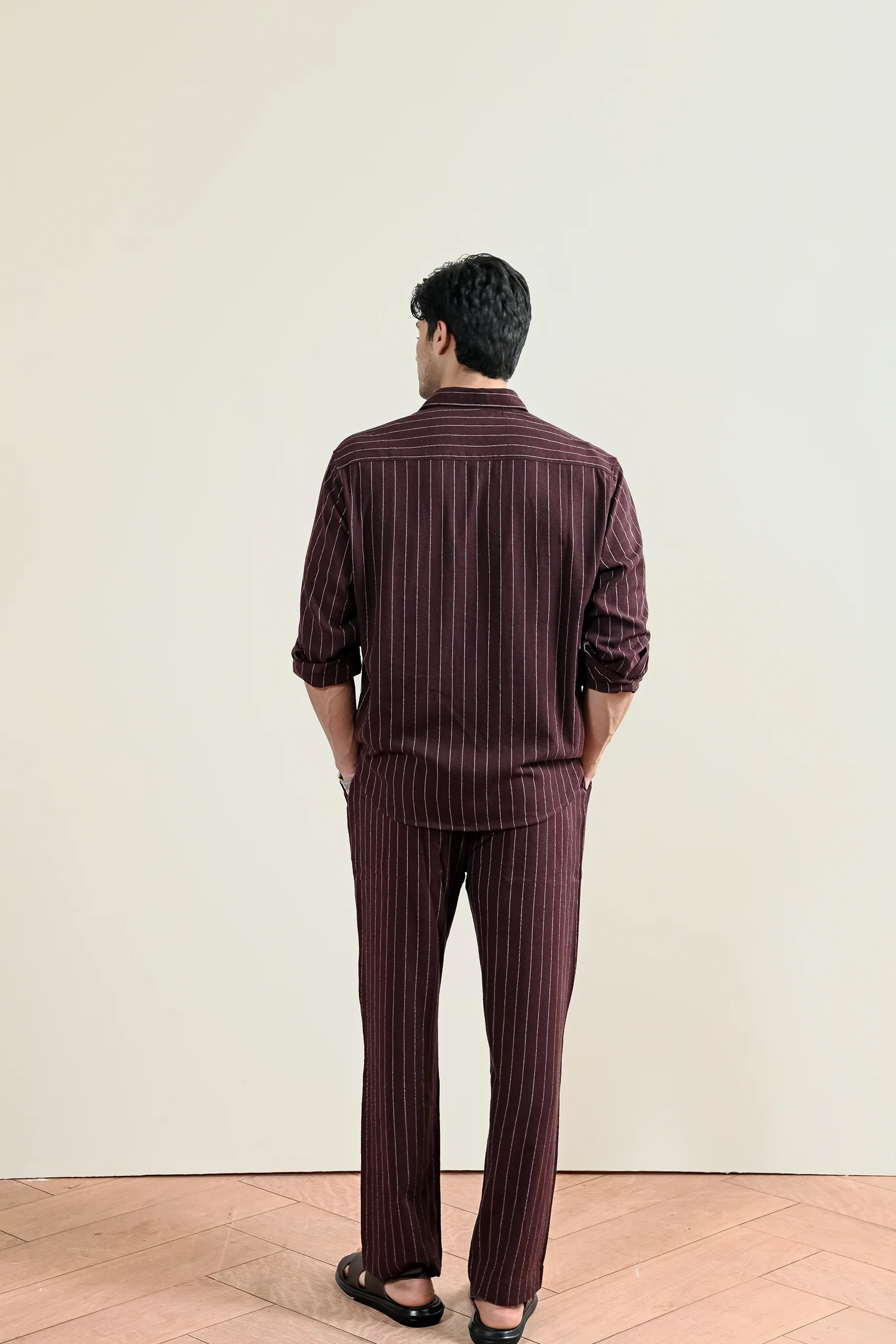 Pinstripe Linen Pant (MLP-06) - Image 4