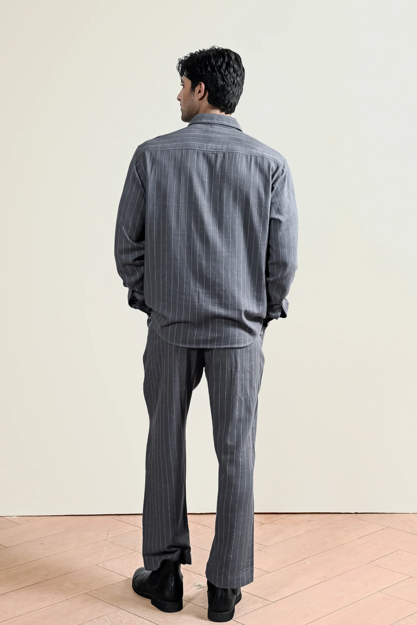 Pinstripe Linen Pant (MLP-07) - Image 3