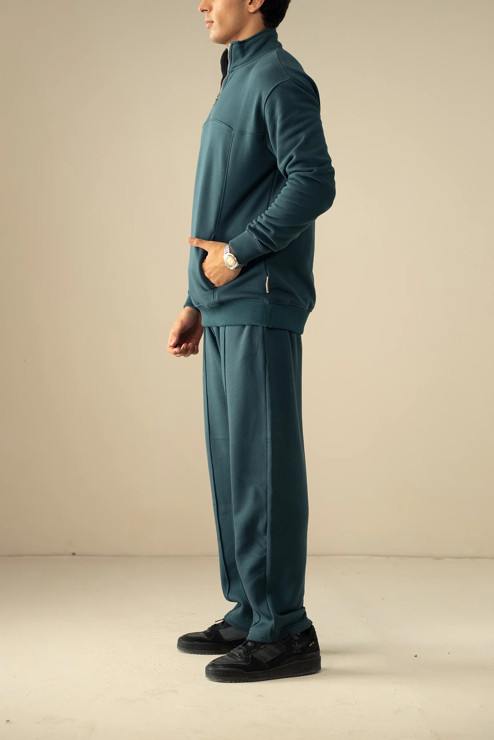 Quarter Zip Sweatshirt (MNZ-01) - Image 5