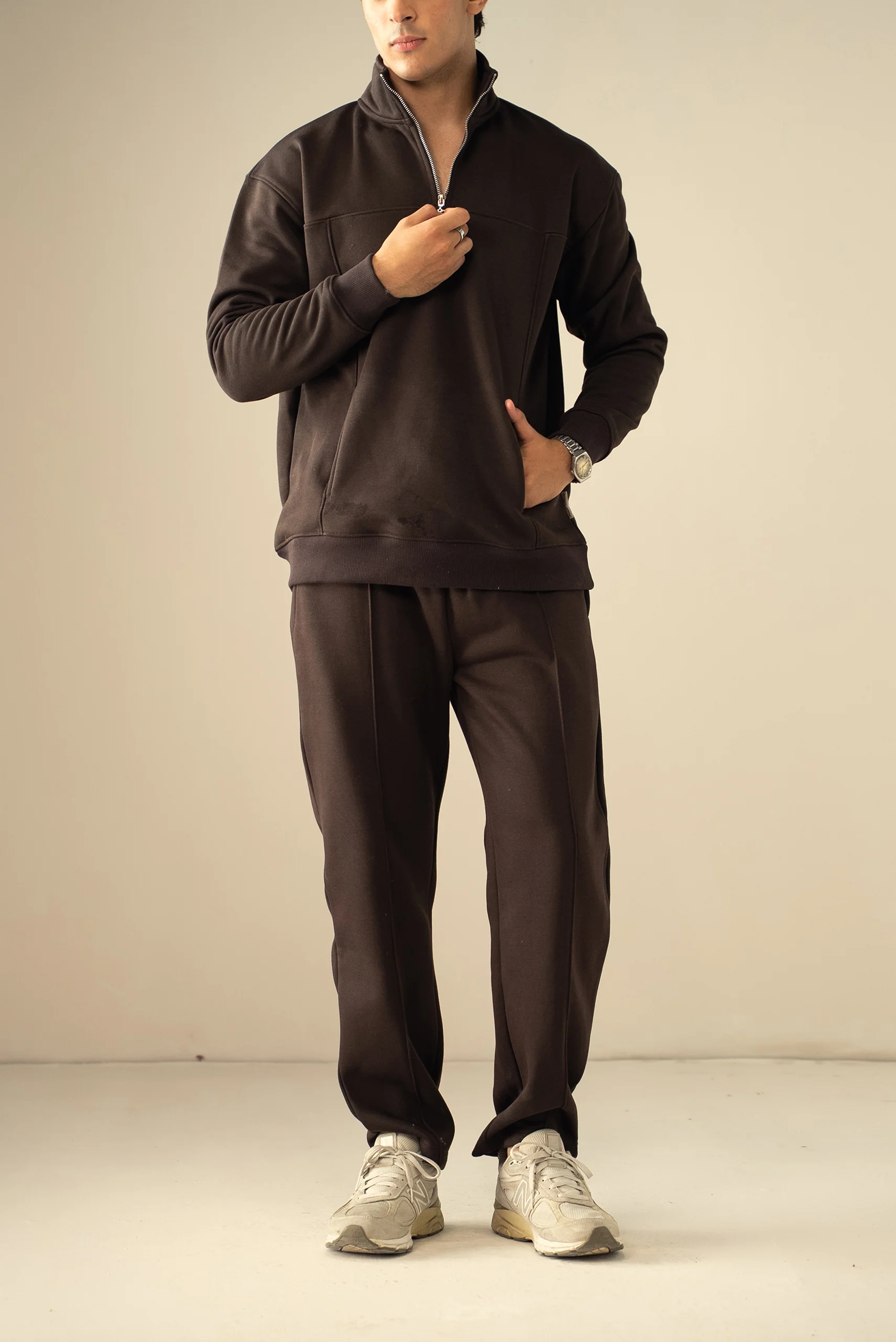 Quarter Zip Sweatshirt (MNZ-02) - Image 10
