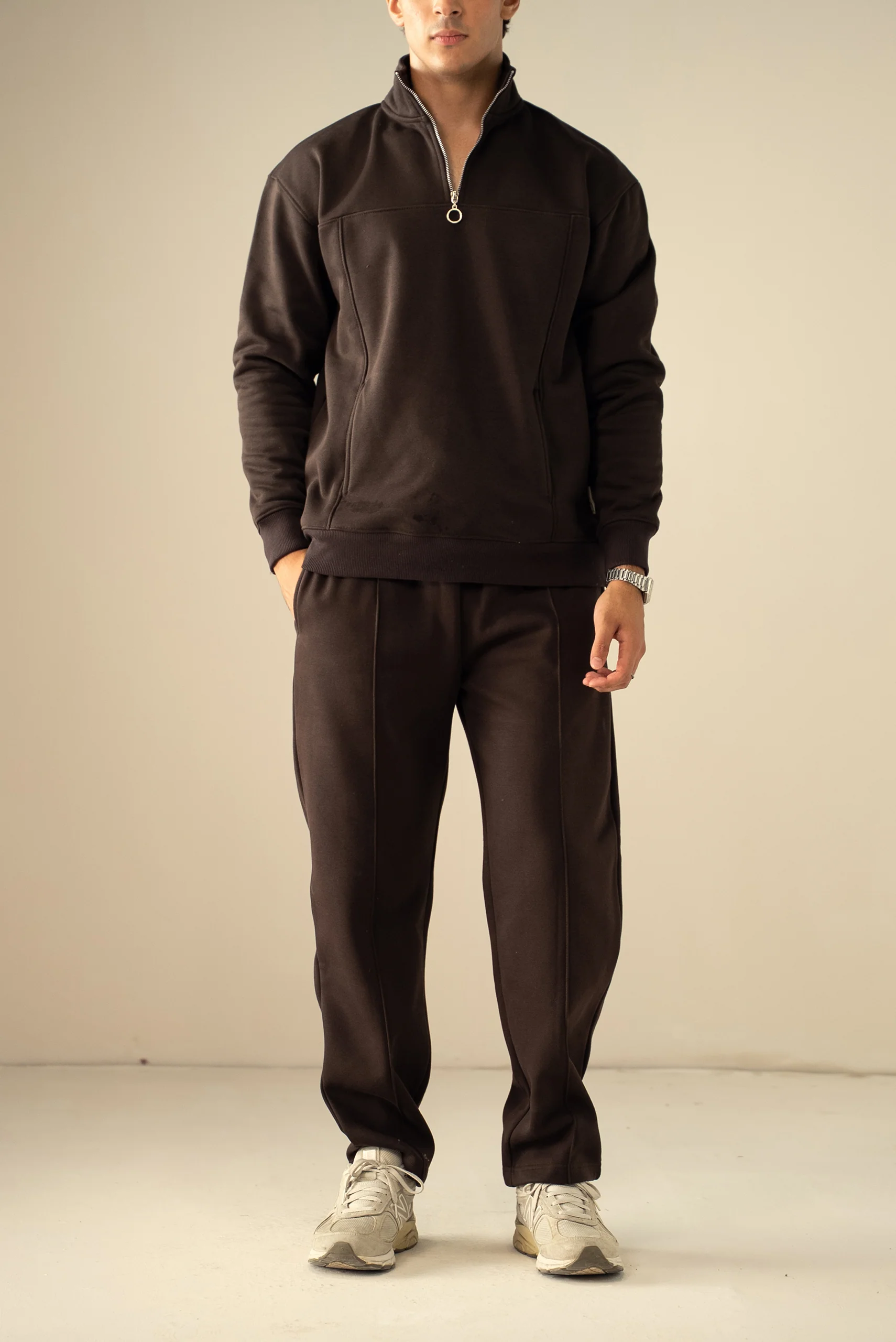 Quarter Zip Sweatshirt (MNZ-02) - Image 13