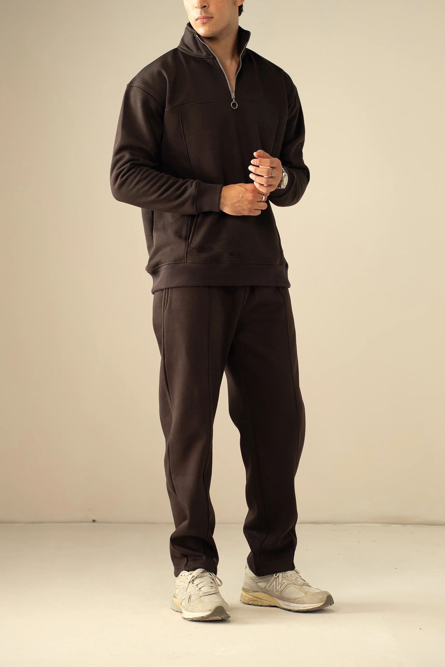 Quarter Zip Sweatshirt (MNZ-02) - Image 15