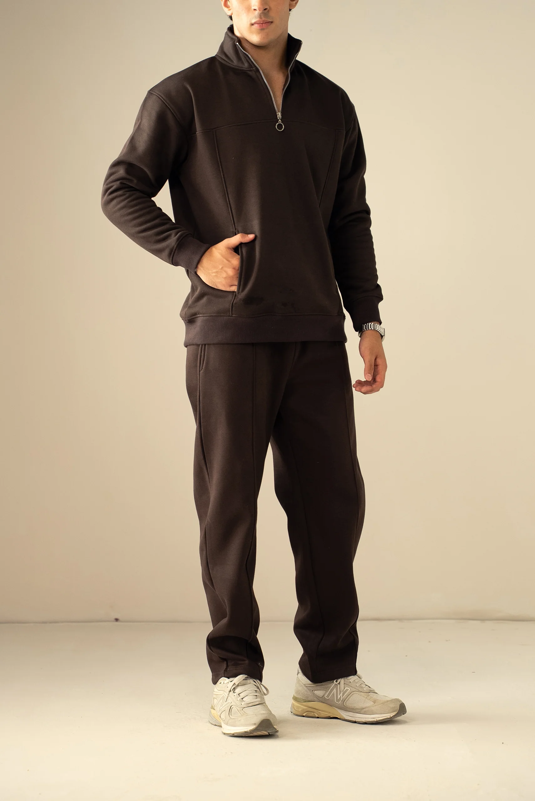 Quarter Zip Sweatshirt (MNZ-02) - Image 3