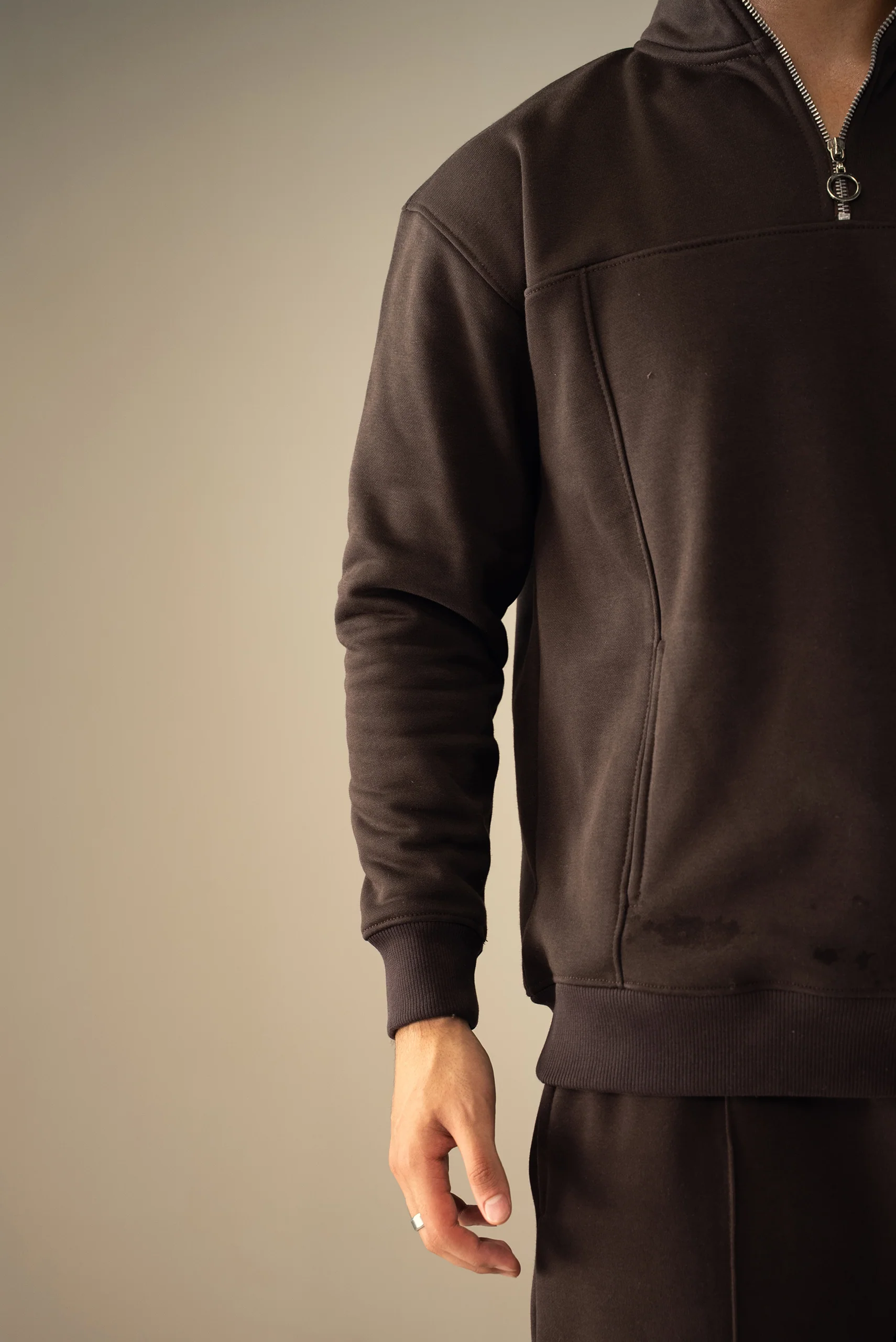 Quarter Zip Sweatshirt (MNZ-02) - Image 5