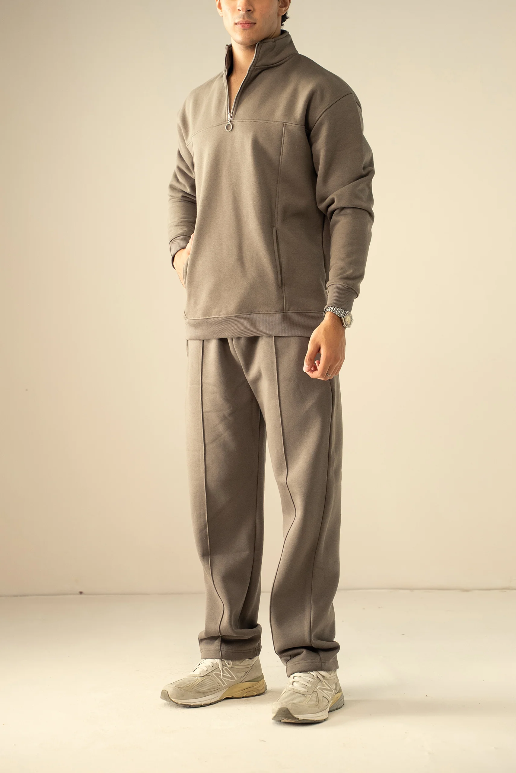 Quarter Zip Sweatshirt (MNZ-03) - Image 15