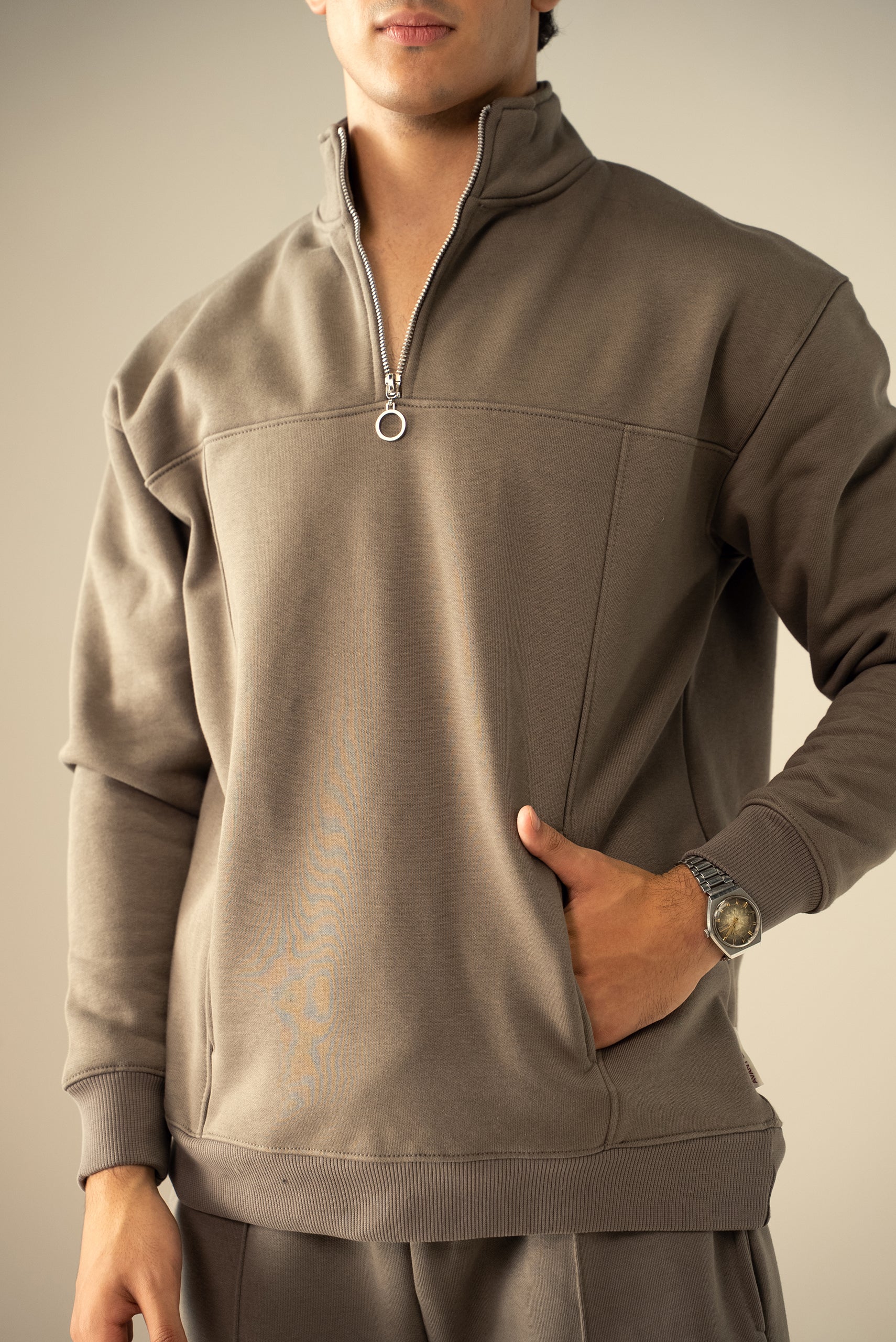 Quarter Zip Sweatshirt (MNZ-03) - Image 17