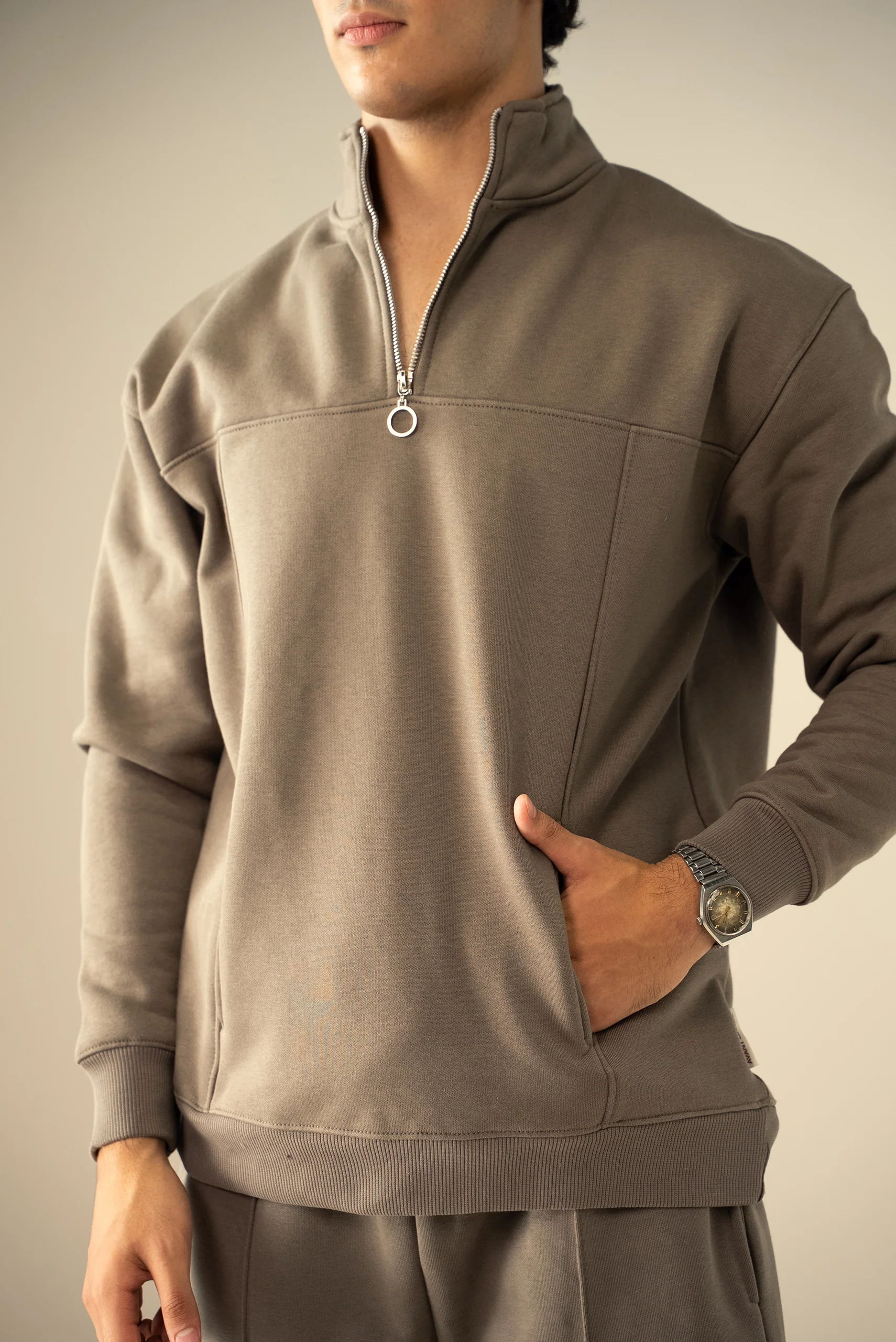Quarter Zip Sweatshirt (MNZ-03) - Image 18
