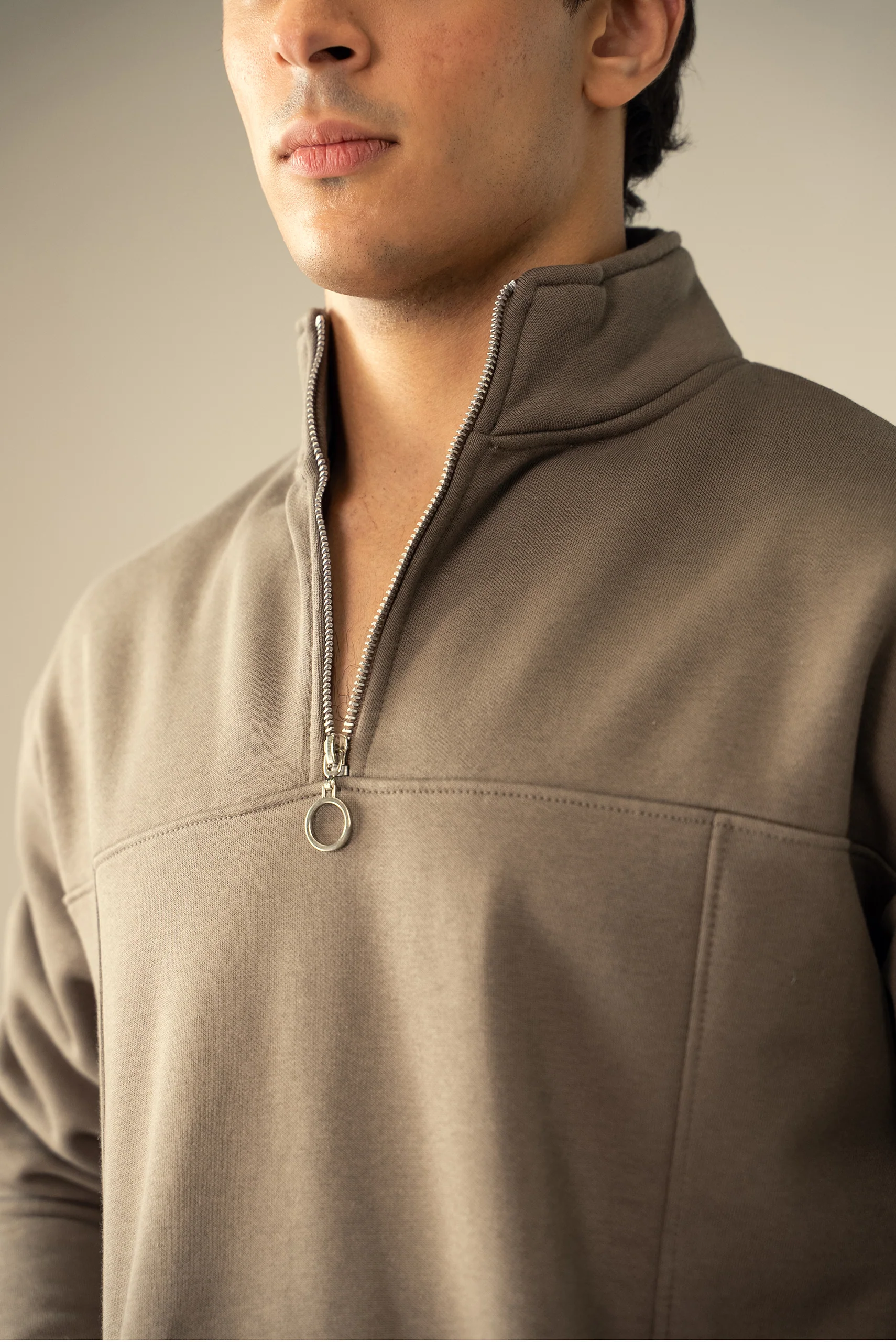 Quarter Zip Sweatshirt (MNZ-03) - Image 6