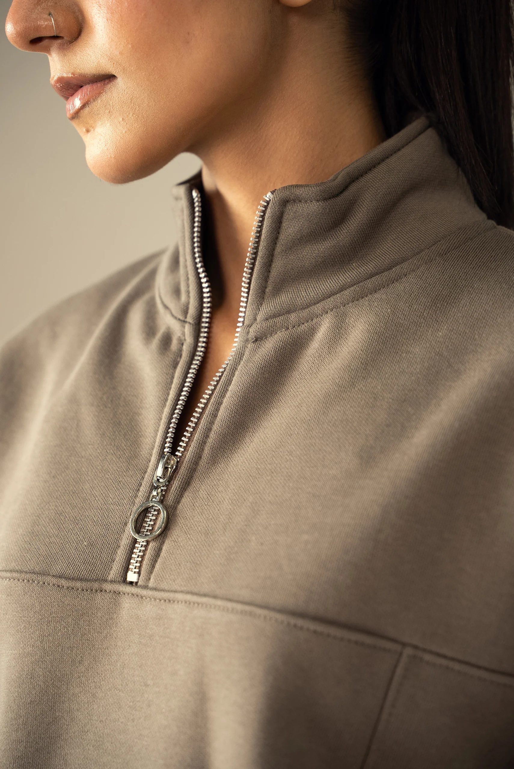 Quarter Zip Sweatshirt (MNZ-03) - Image 7