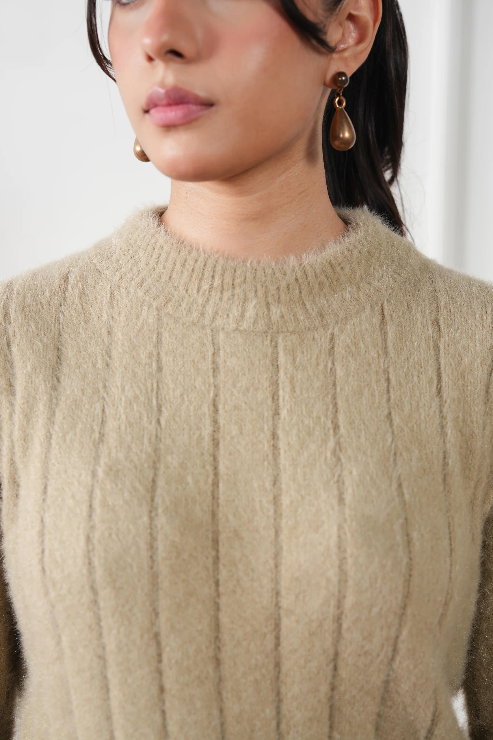 Round Neck Knit Sweater (RNS-01) - Image 3