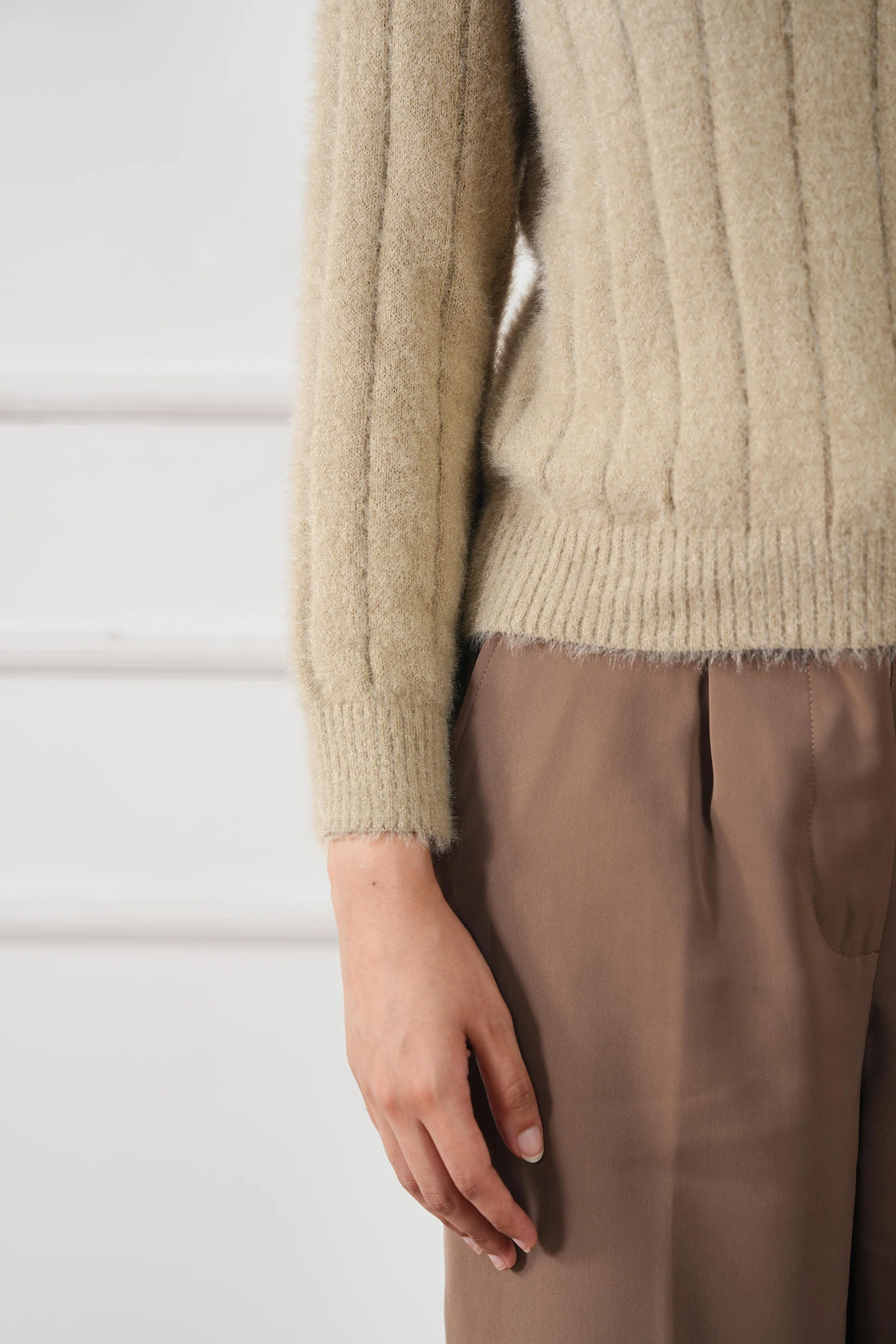 Round Neck Knit Sweater (RNS-01) - Image 4