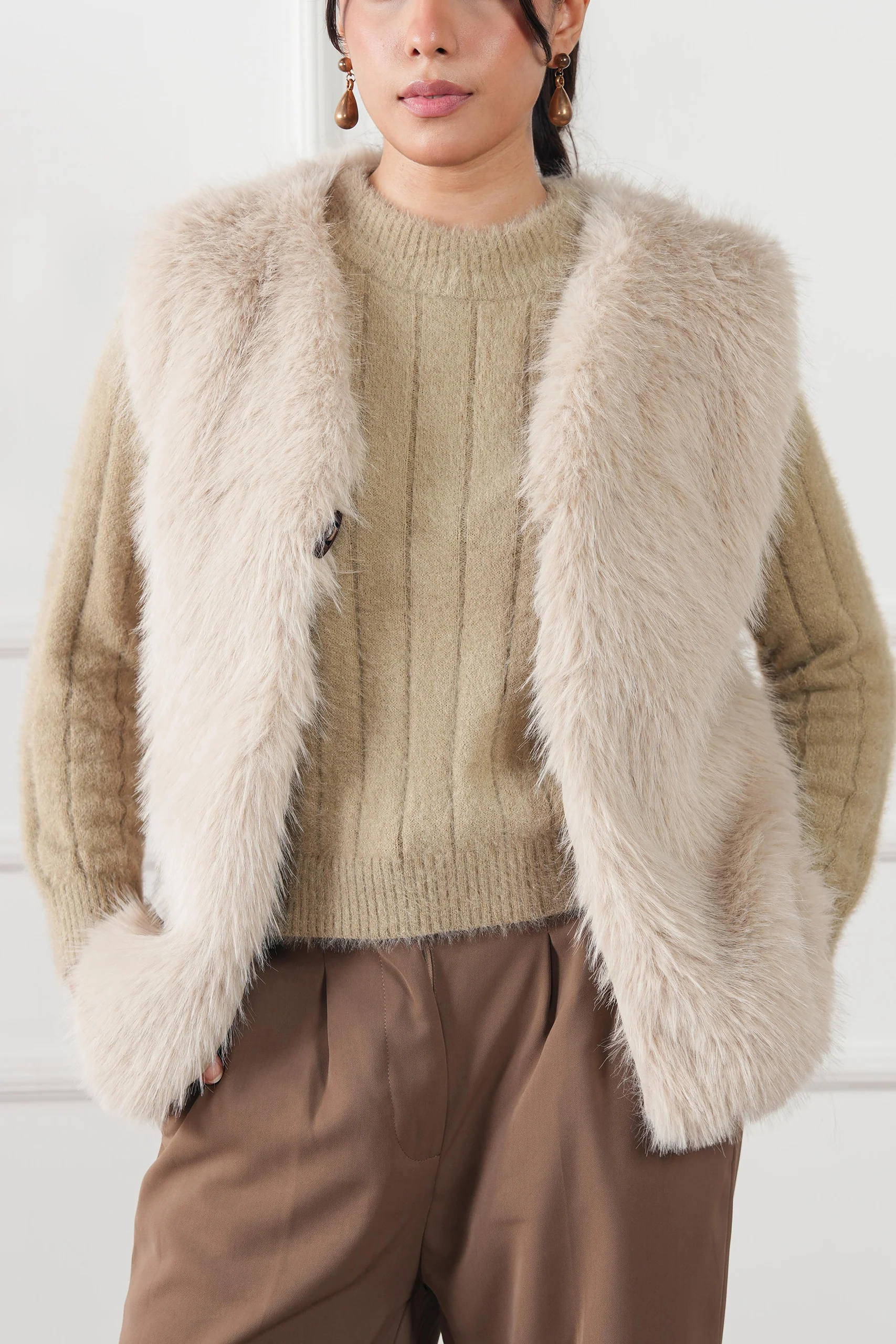 Round Neck Knit Sweater (RNS-01) - Image 6