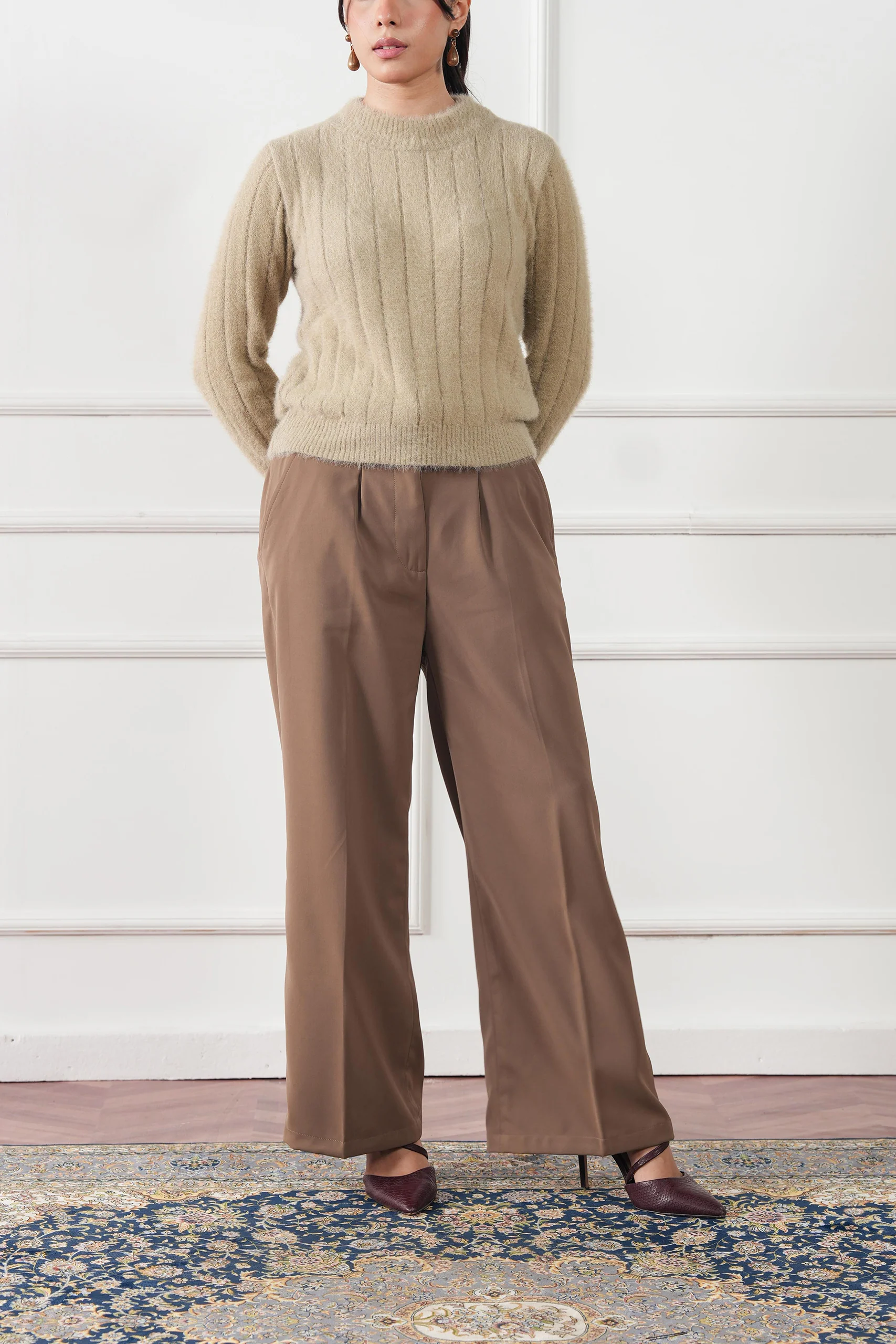 Round Neck Knit Sweater (RNS-01) - Image 7