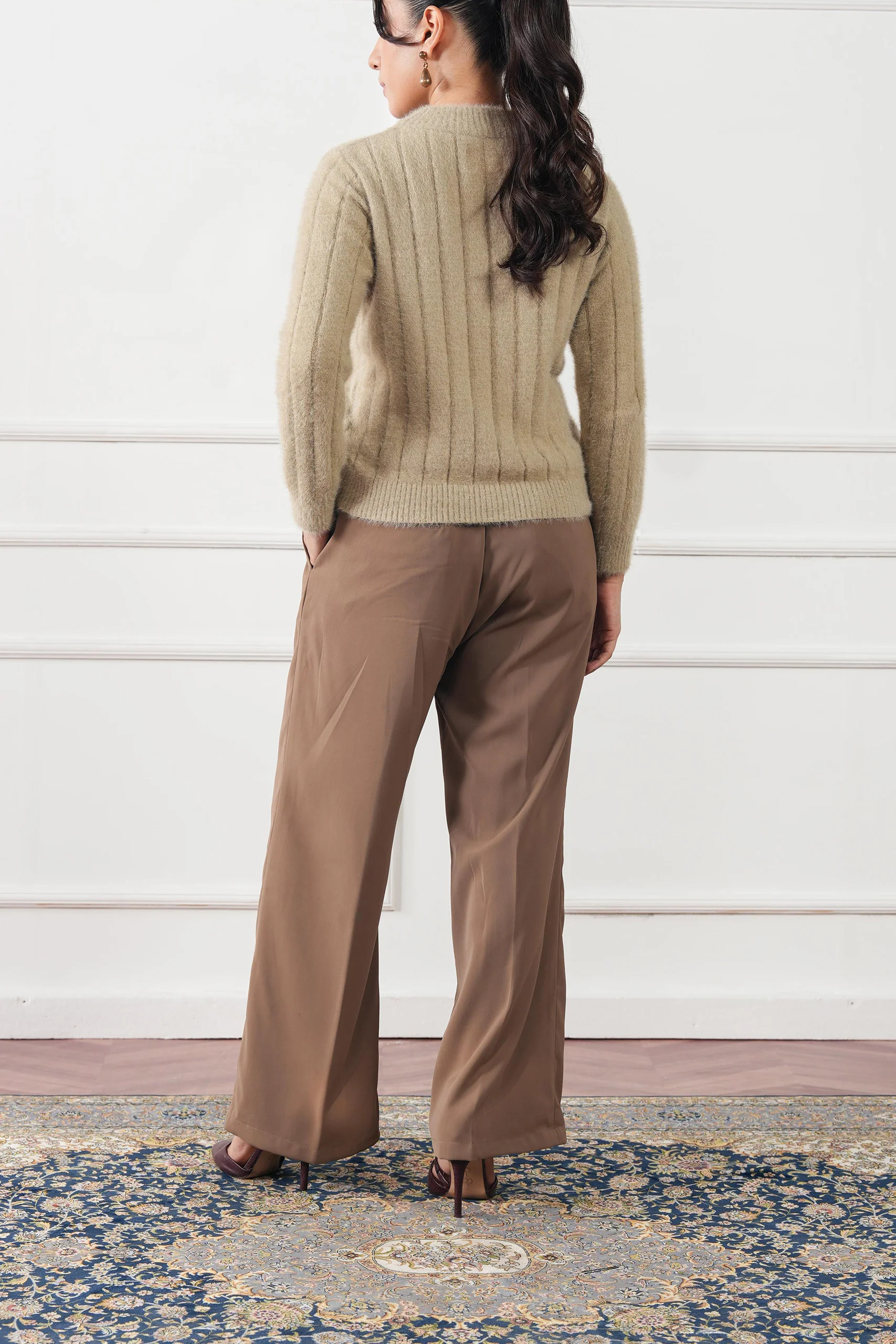 Round Neck Knit Sweater (RNS-01) - Image 9