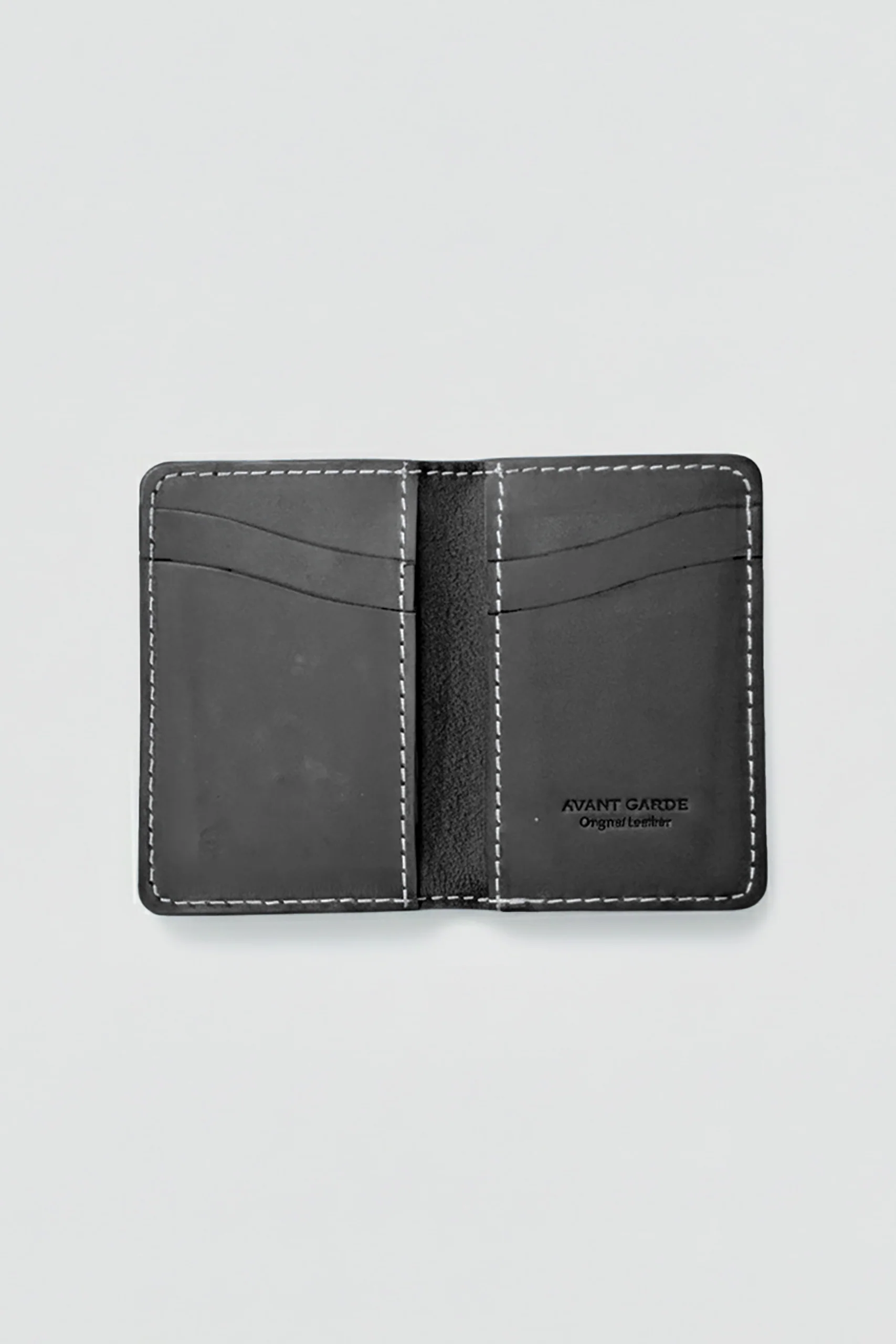 Saddle Leather Bi-Fold Wallet (LW-08) - Image 3