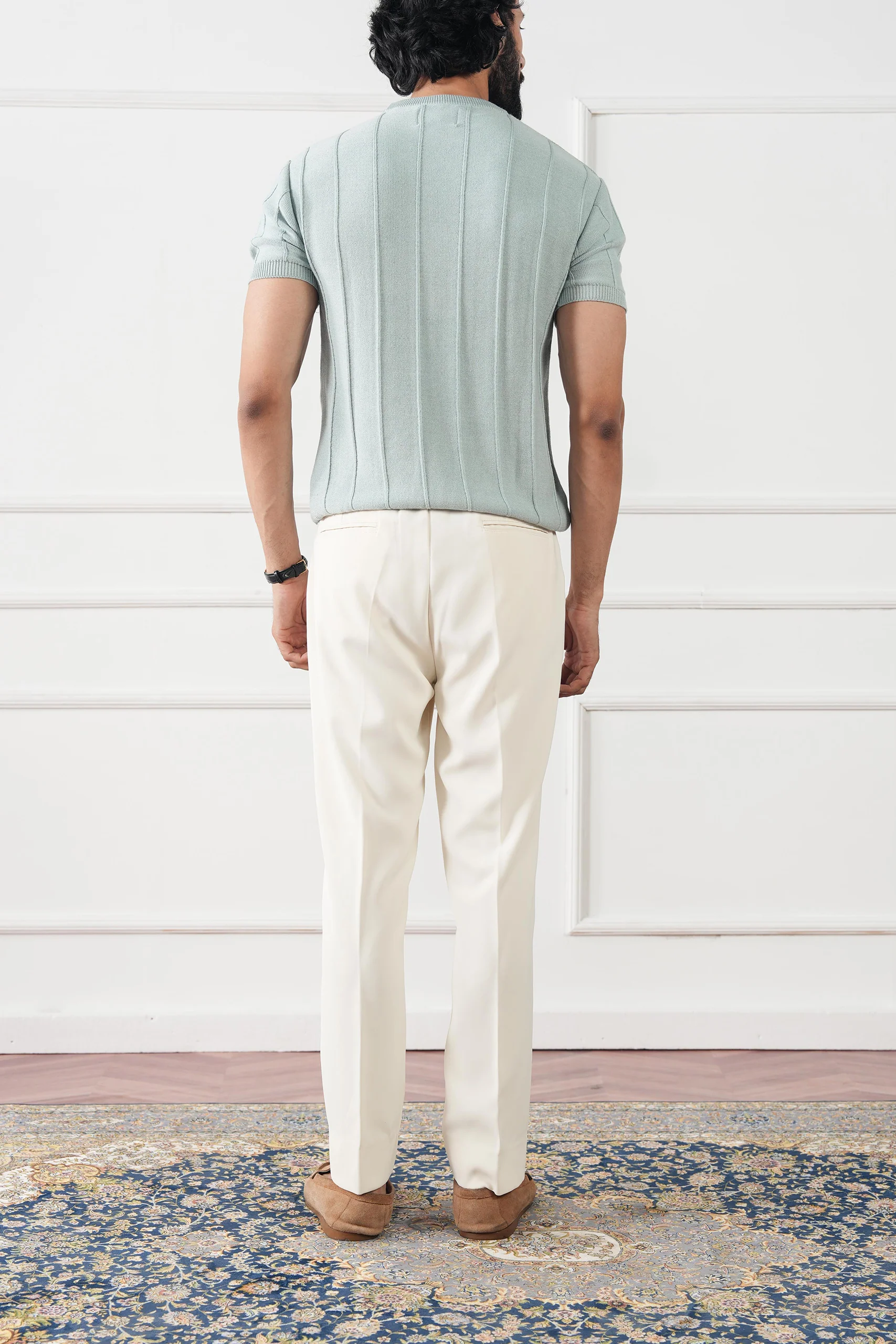 Striped Knit T-Shirt (MKT-01) - Image 7