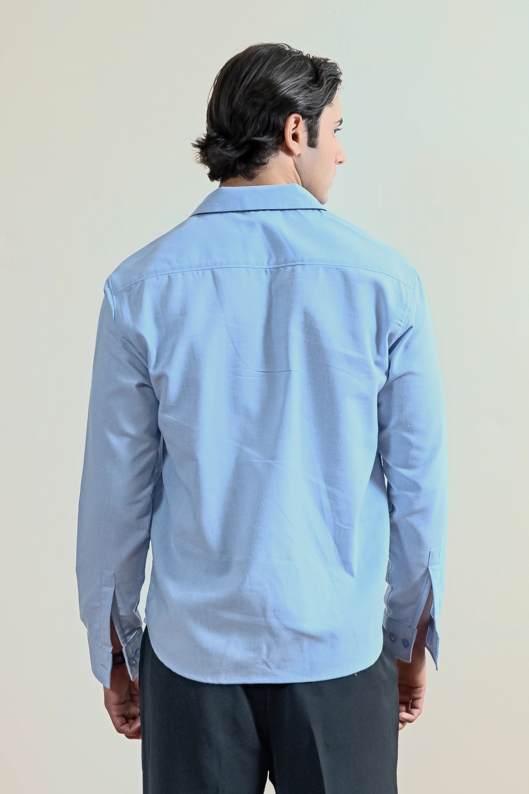V-Neck Linen Shirt (MCS-12) - Image 4