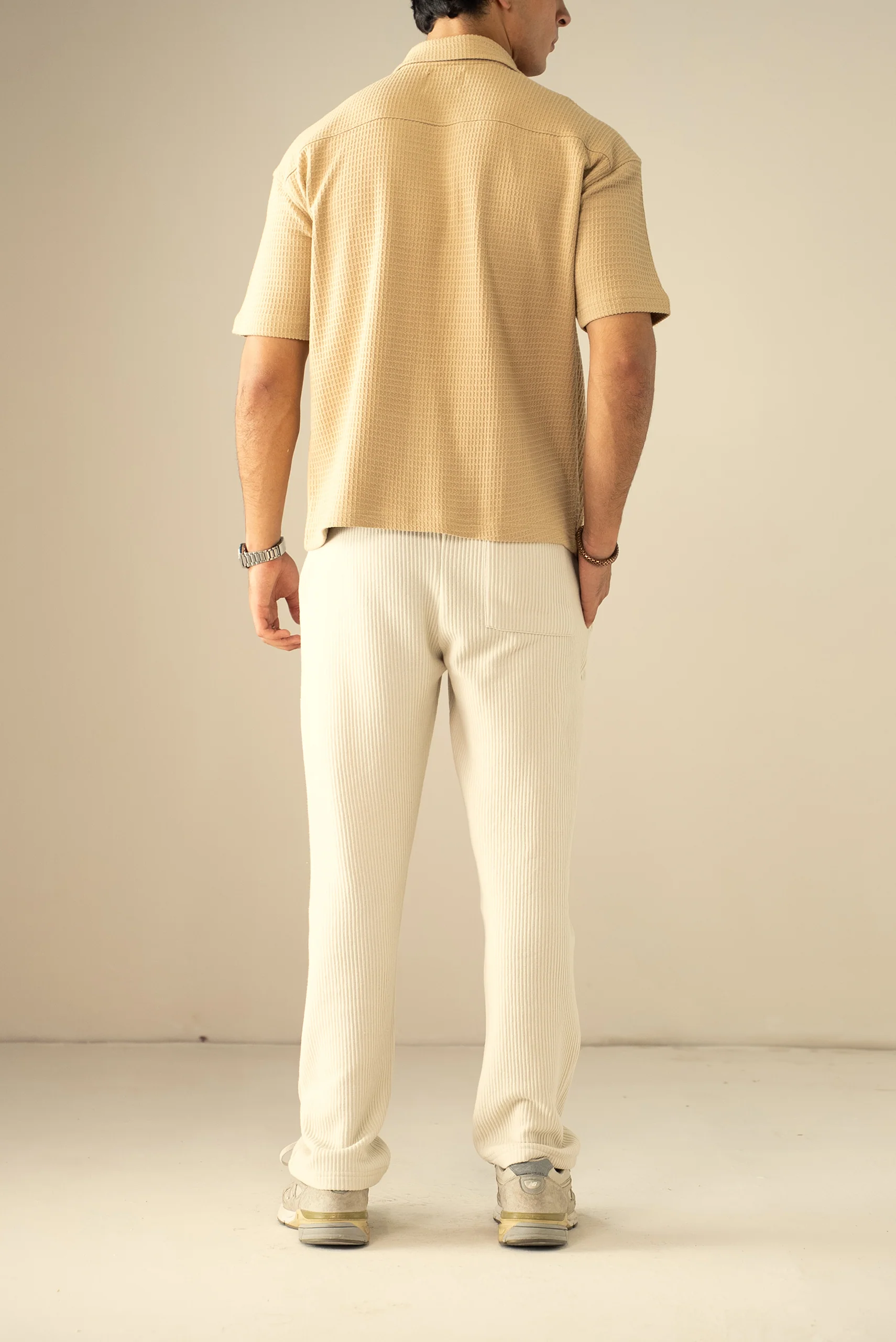 Waffle Knit Cuban Shirt (MBD-02) - Image 6