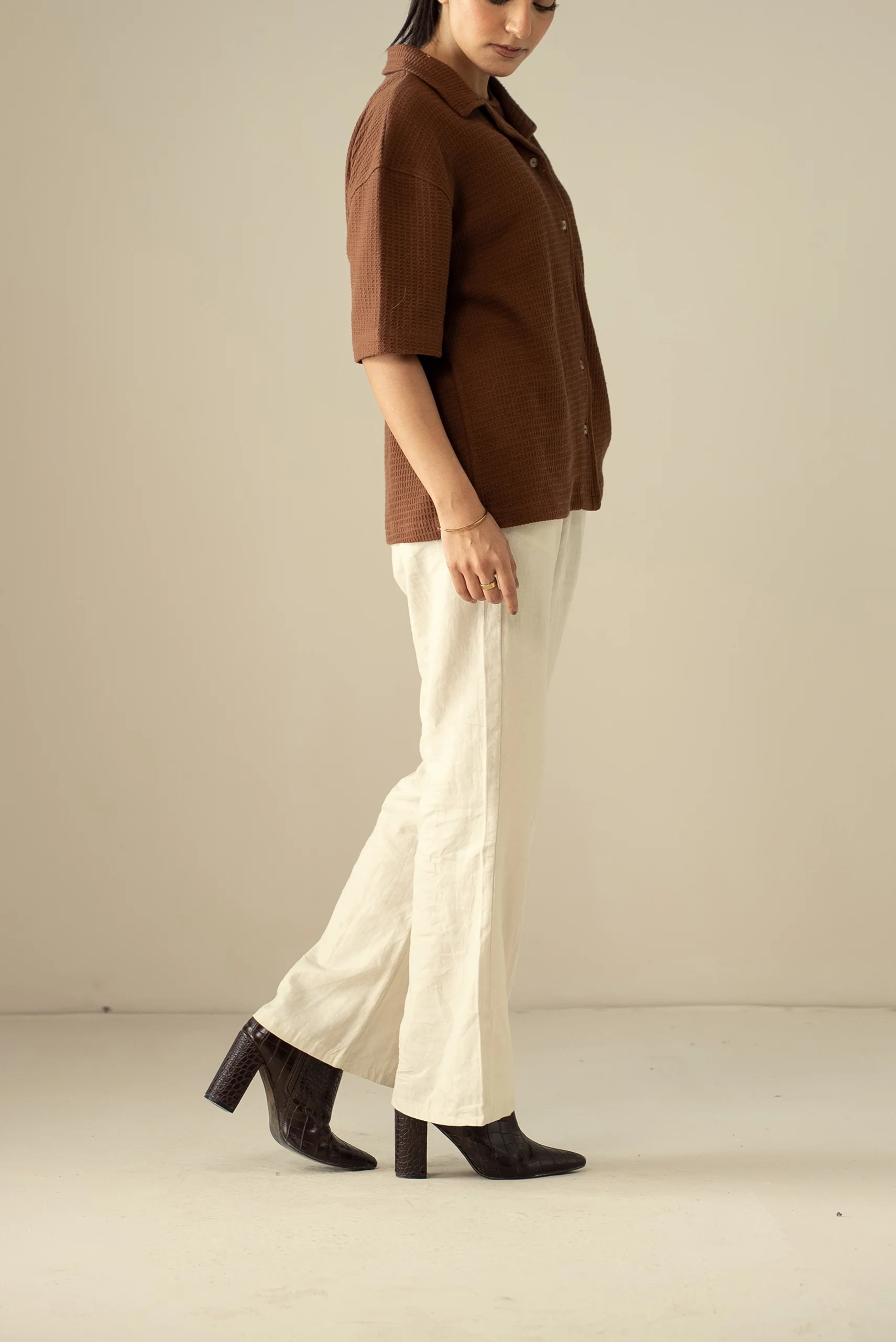 Waffle Knit Cuban Shirt (WBD-01) - Image 5
