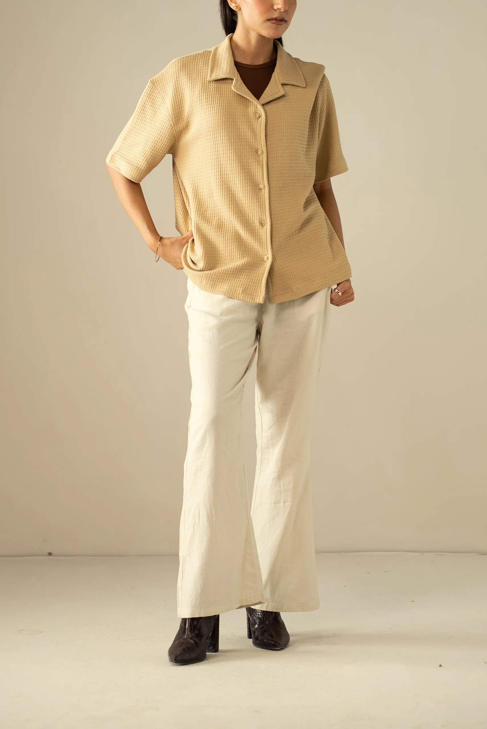 Waffle Knit Cuban Shirt (WBD-02) - Image 9
