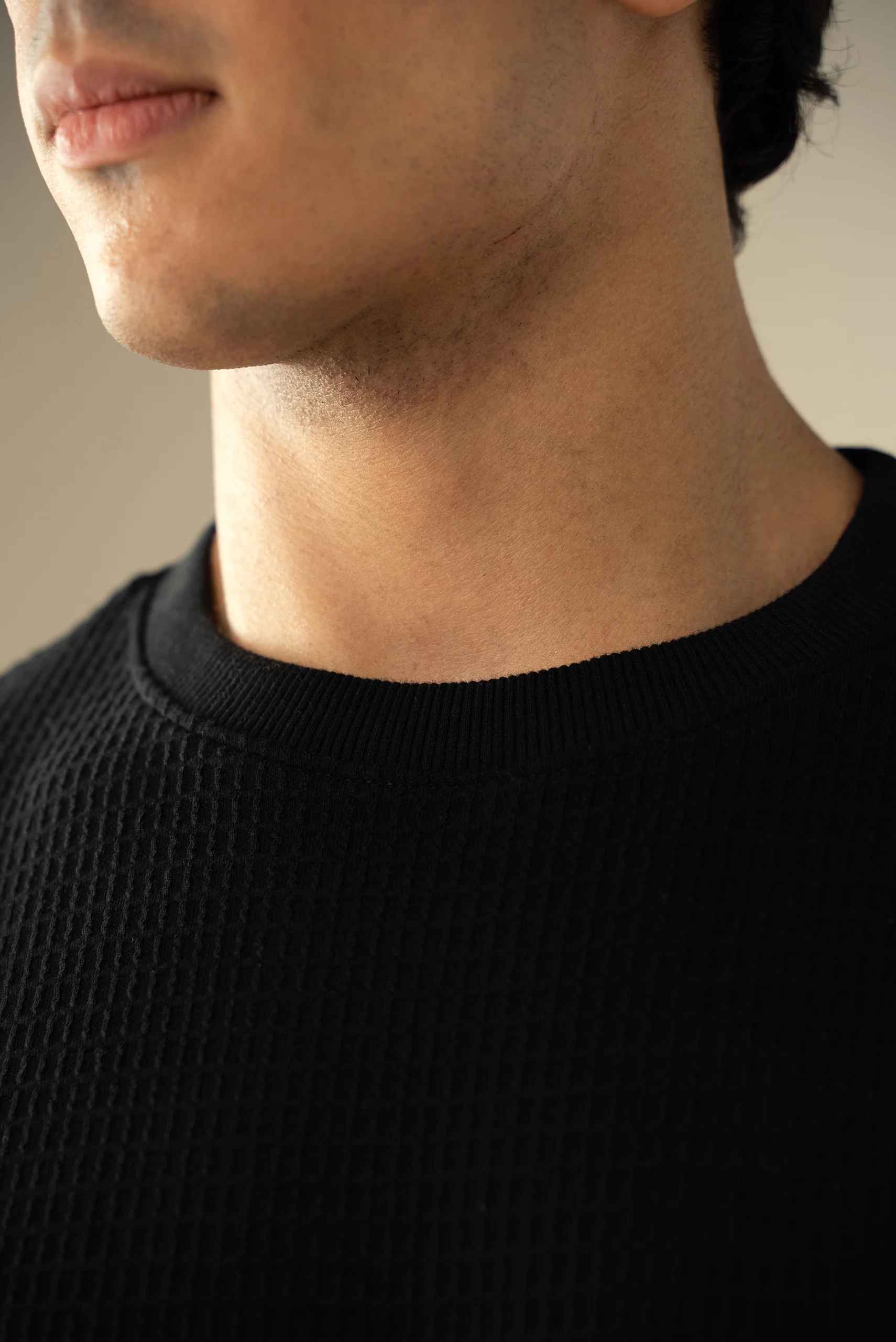 Waffle Knit Sweatshirt (MSS-02) - Image 4