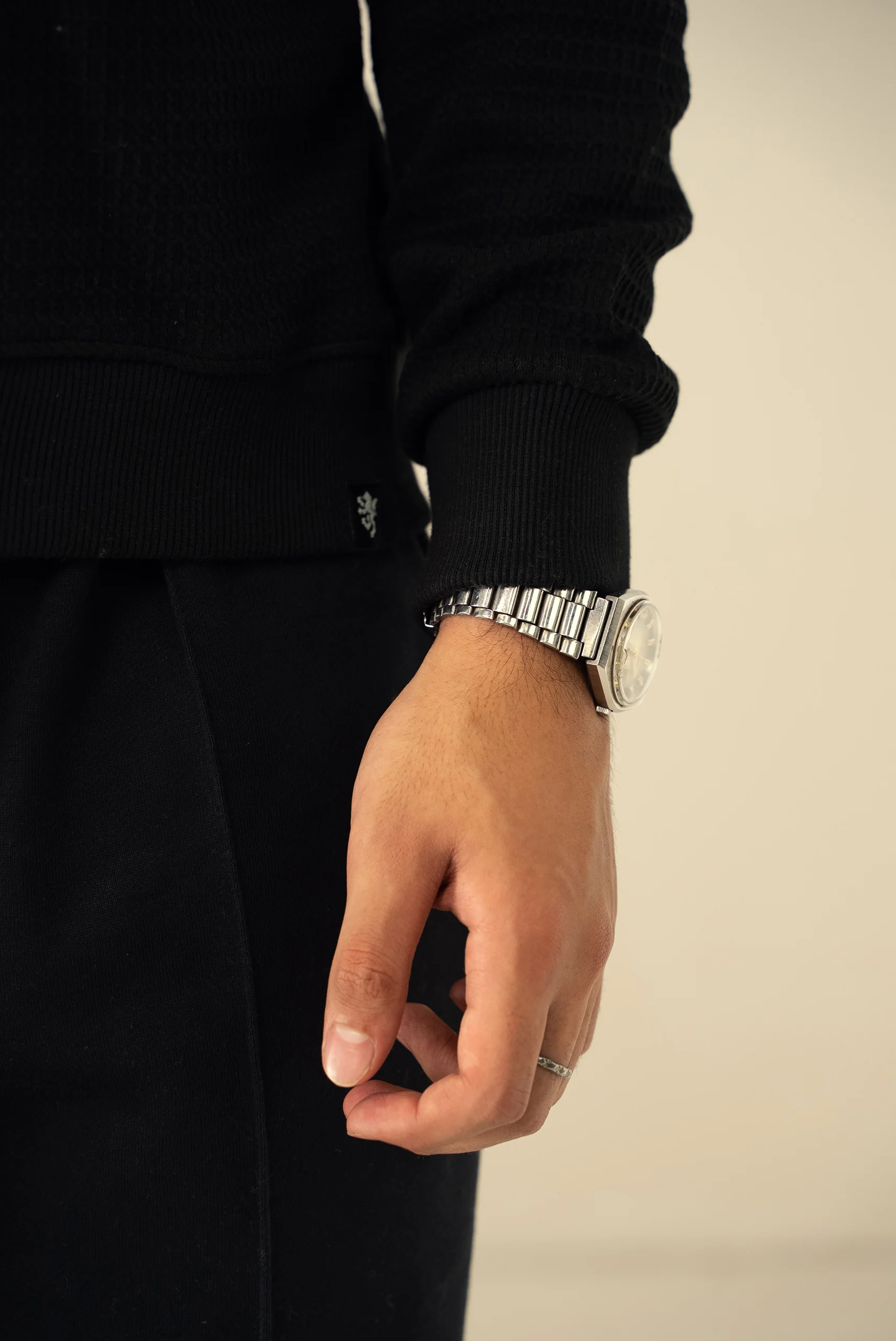 Waffle Knit Sweatshirt (MSS-02) - Image 5